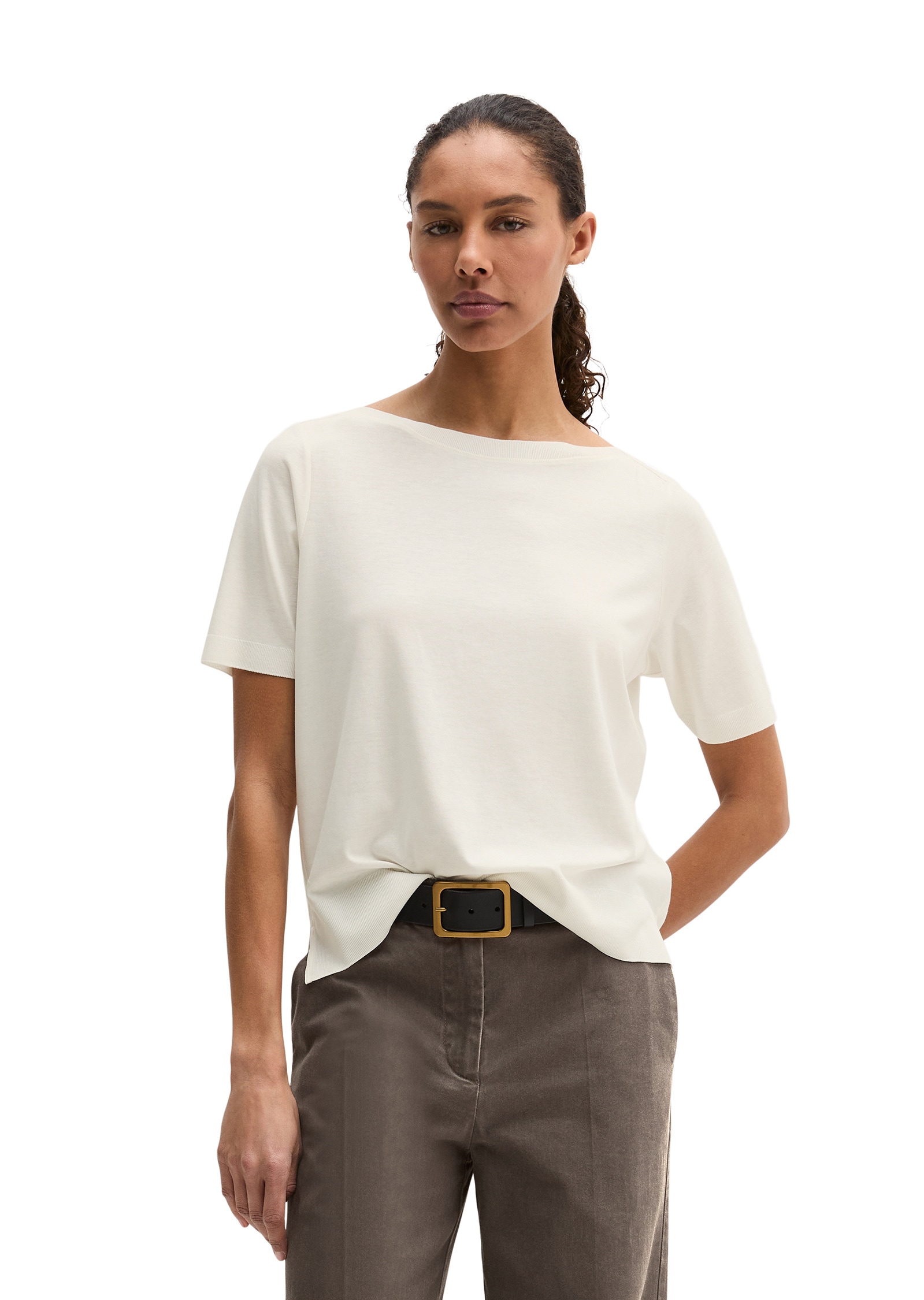 Marc O'Polo T-Shirt »aus TENCEL™ Lyocell-Baumwolle-Mix«