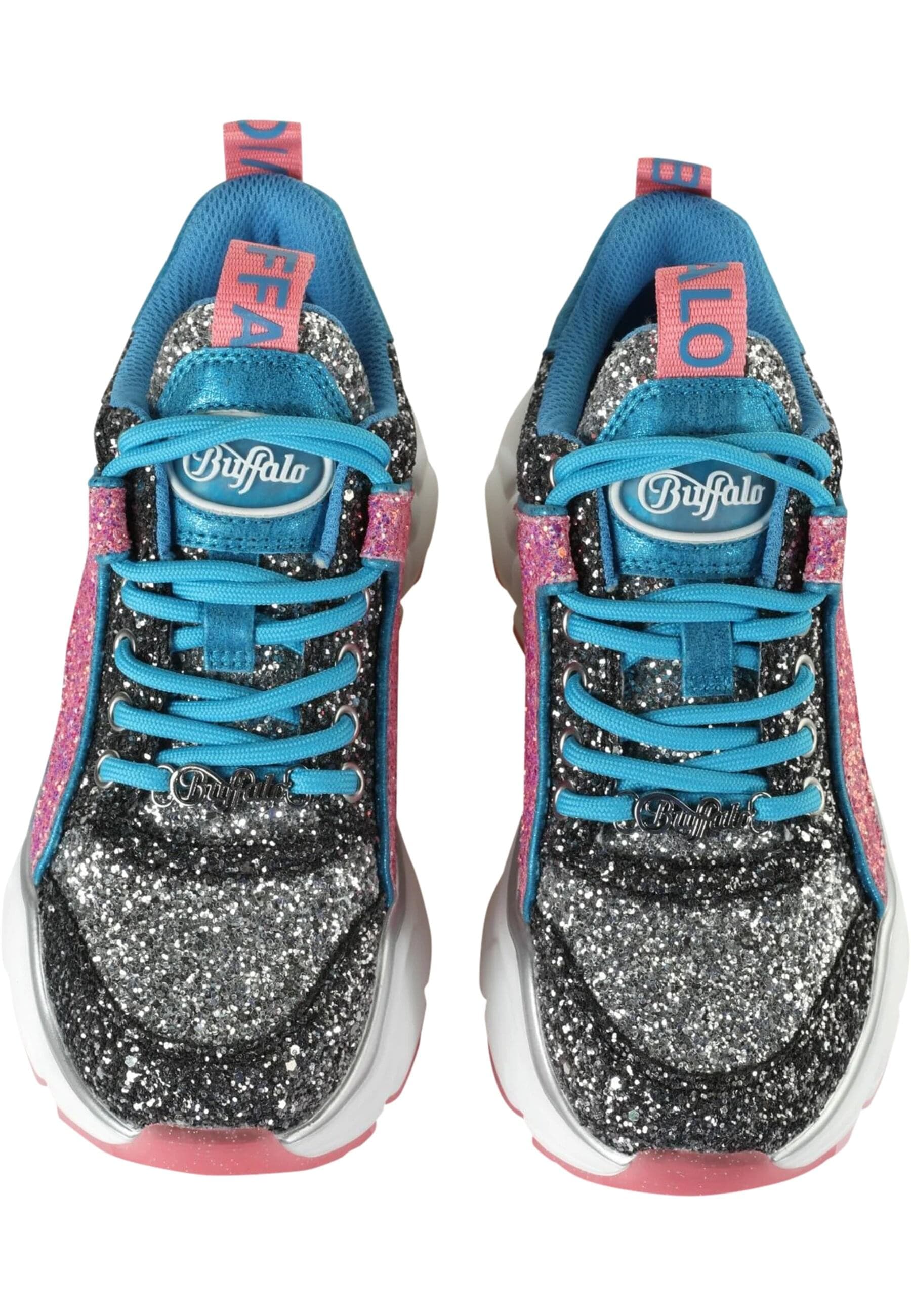 Buffalo Trainingsschuh "Buffalo Damen Buffalo Binary Glam Vegan Glitter"