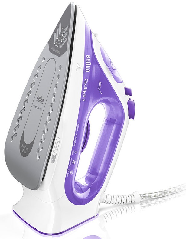 Braun Dampfbügeleisen "TexStyle 3 SI 3042 VI - 2.350 W, 160 g Dampfstoß, 27 günstig online kaufen
