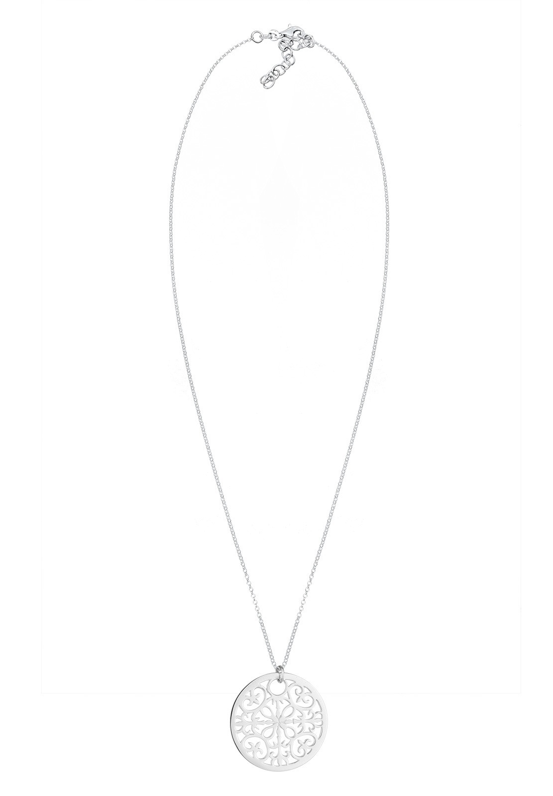 Elli Kette mit Anhänger »Ornament Symbol Anhänger Rund 925 Silber«