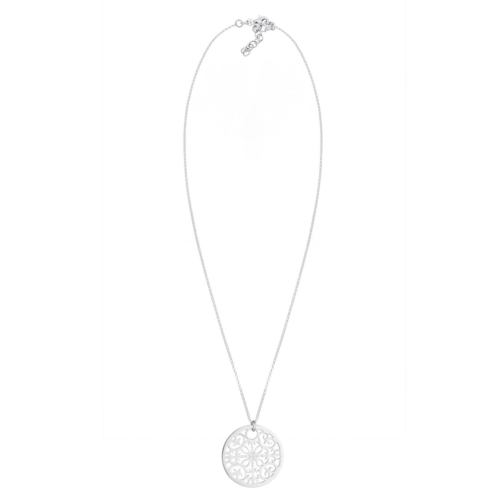 Elli Kette mit Anhänger »Ornament Symbol Anhänger Rund 925 Silber«