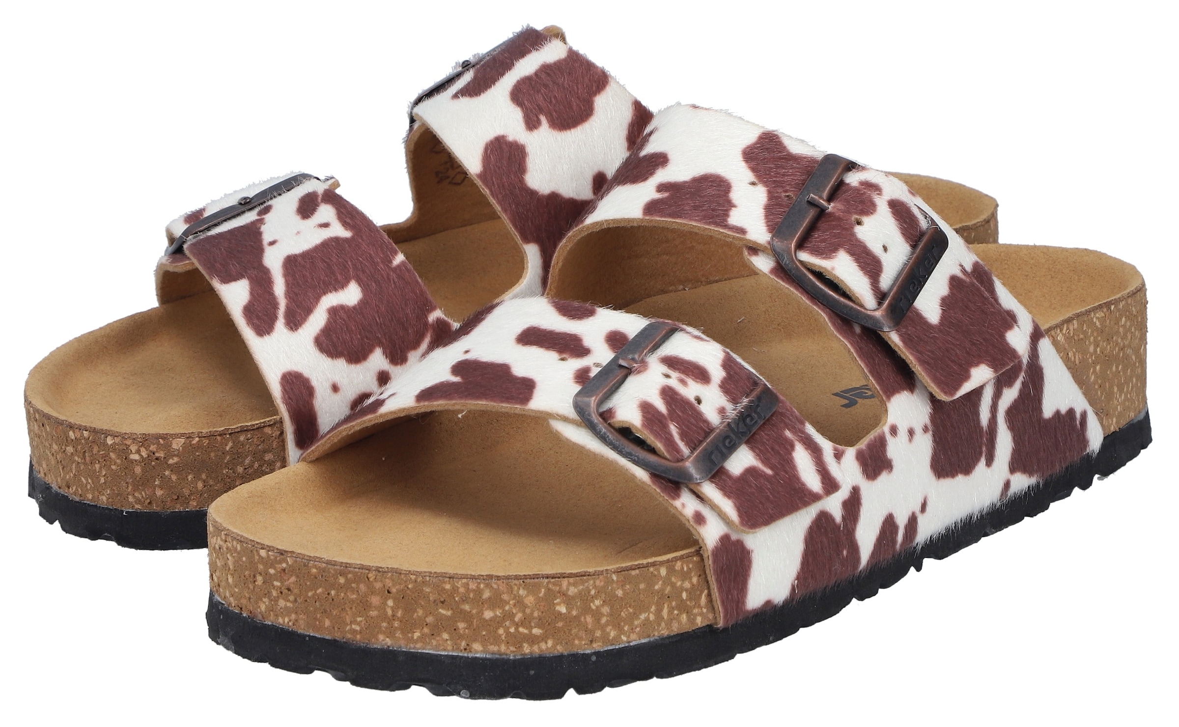 Rieker Pantolette  Sommerschuh, Strandschuh, Hausschuh mit verstellbaren Schnallen