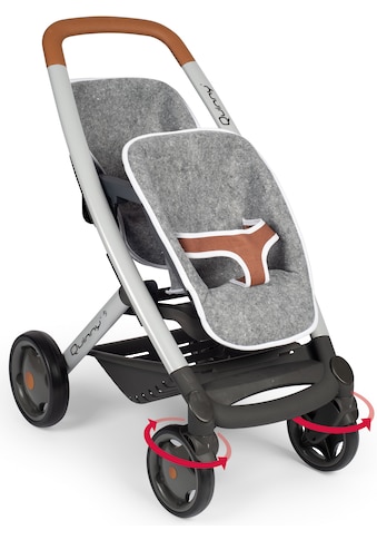 Smoby Puppen-Zwillingsbuggy »Quinny, grau«, Made in Europe kaufen