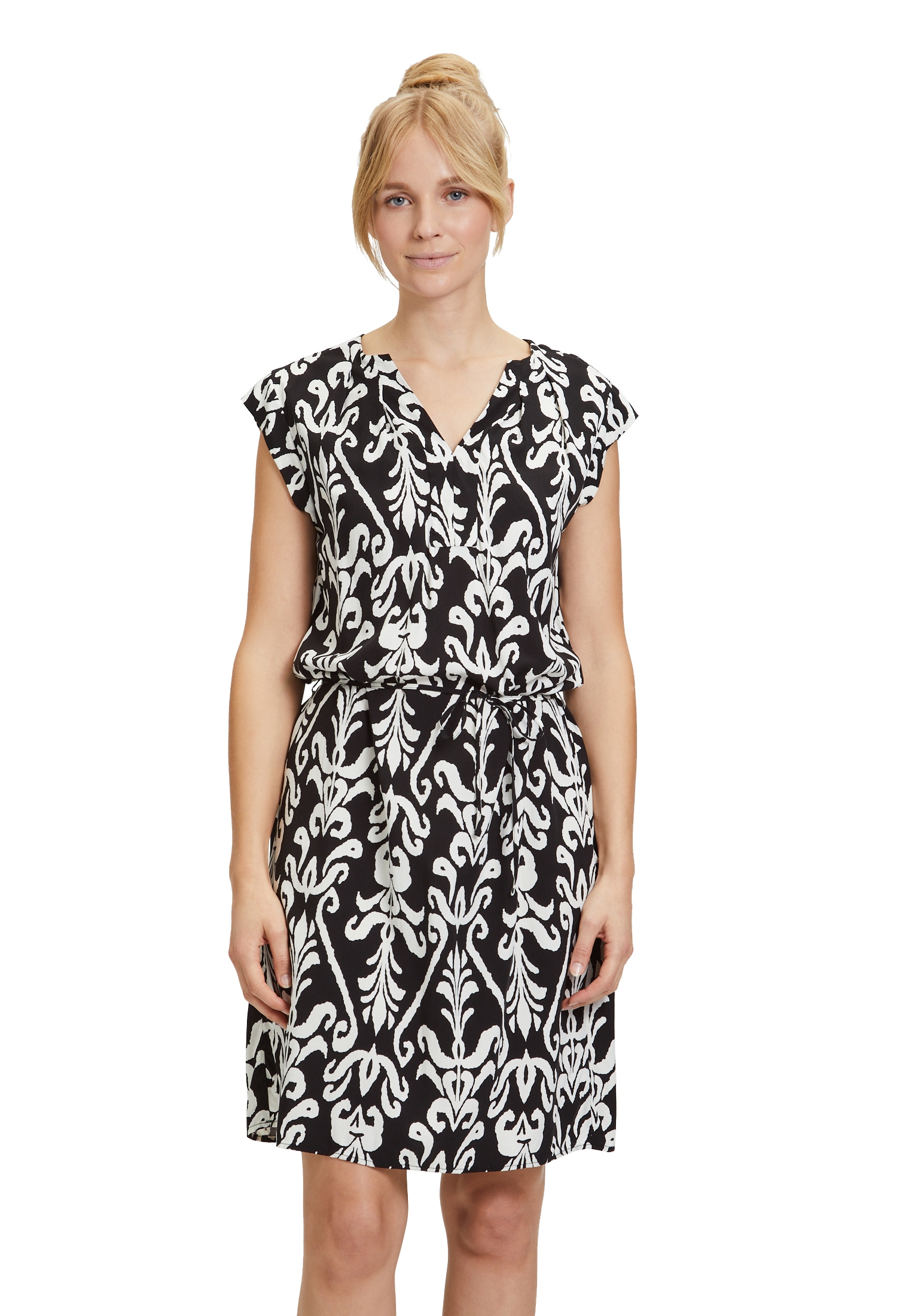 Cartoon Tunikakleid "Damen mit Muster" Ohne Tasche Muster günstig online kaufen