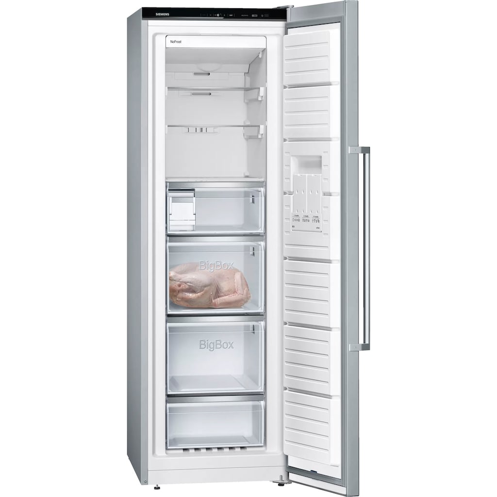 SIEMENS Gefrierschrank »GS36NAIDP«, iQ500, 186 cm hoch, 60 cm breit