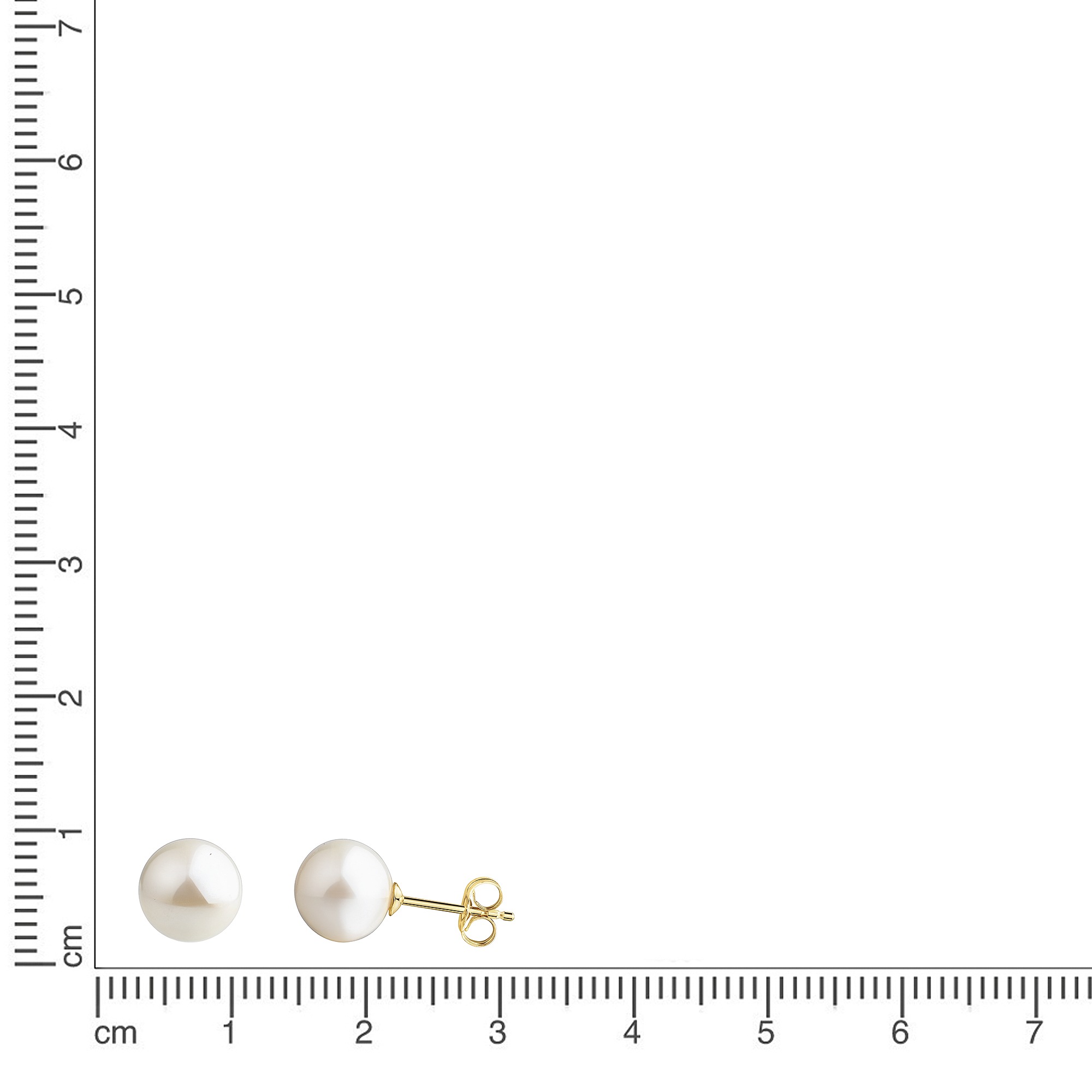 Fascination by Ellen K. Paar Ohrstecker »585/- Gelbgold Süßwasserperle«