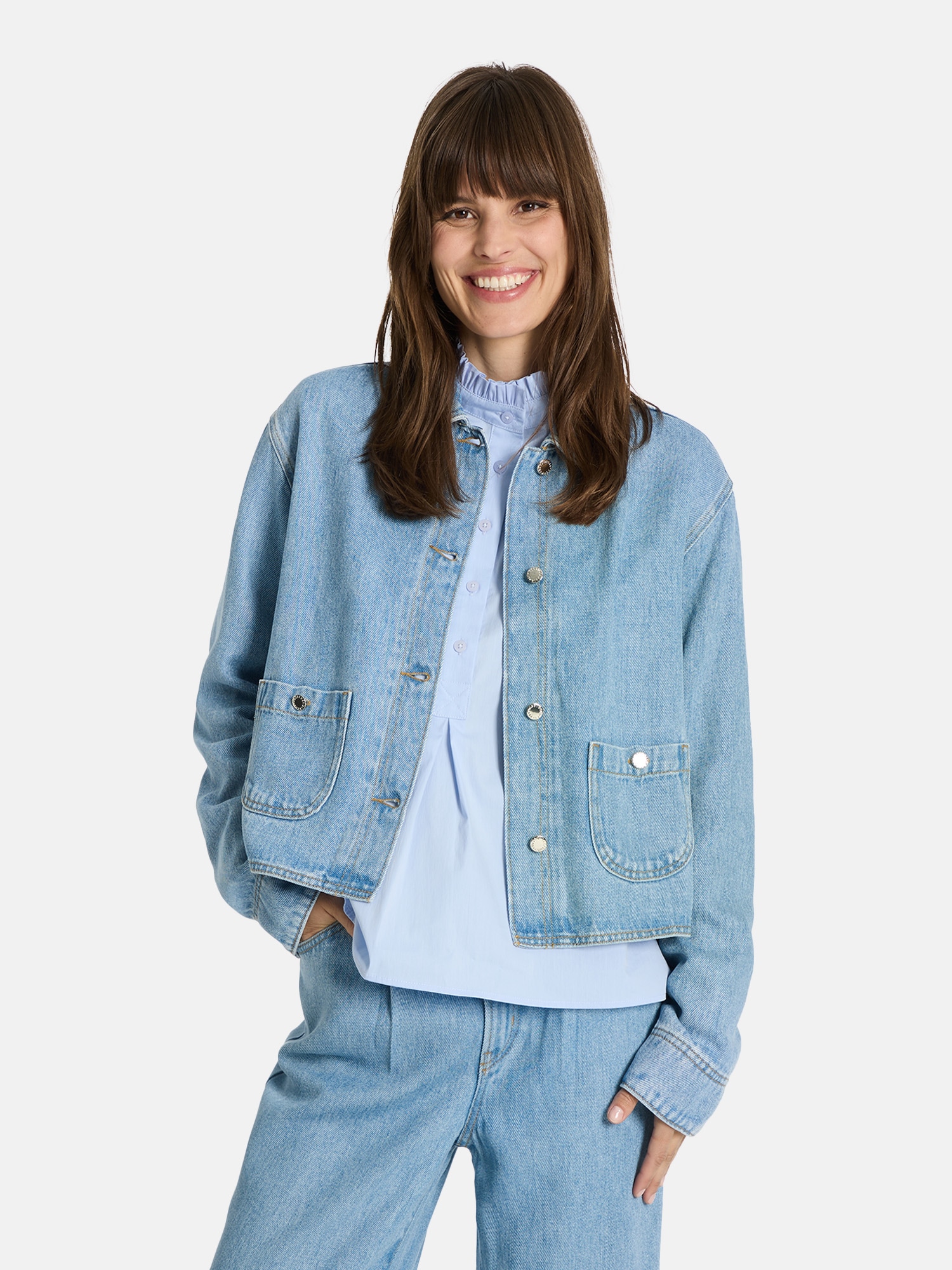 Lieblingsstück Jeansjacke "Nixon", aus softem Material, lässig geschnitten günstig online kaufen