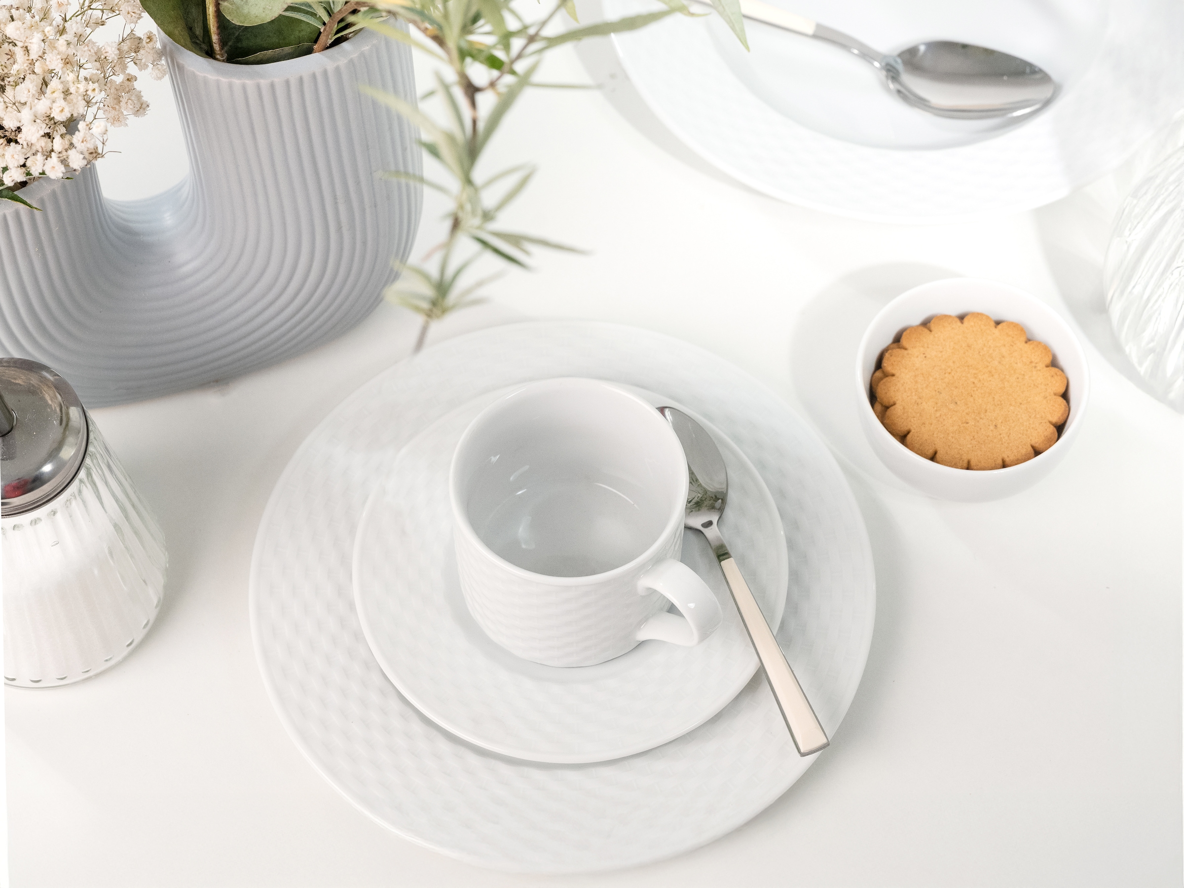 CreaTable Kaffeeservice »Polo, Service 18-tlg.« Daily Use, Zeitlos