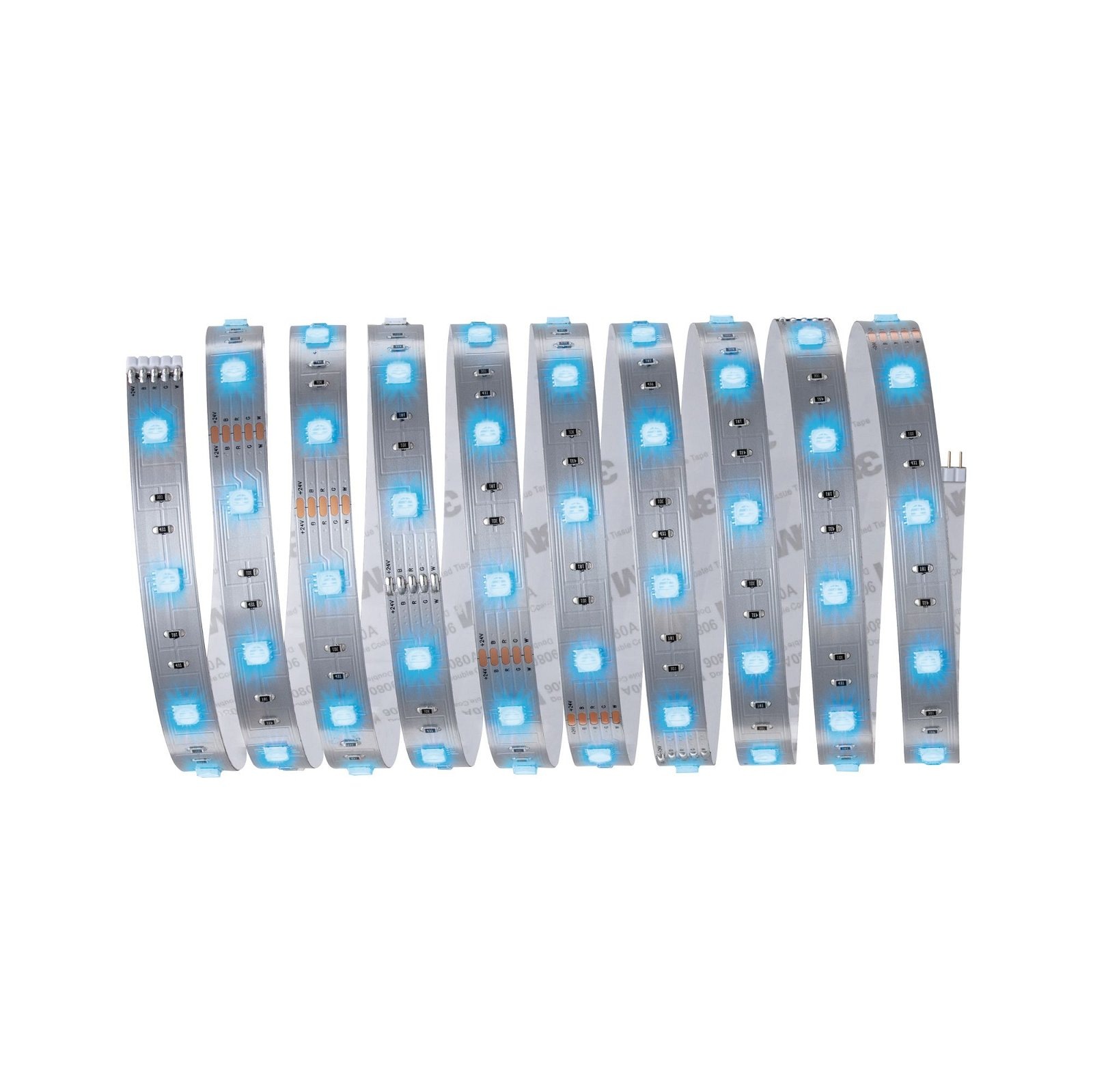 Paulmann LED-Streifen »MaxLED 250 Basisset 3m RGBW IP20 3000K 20W 230/24V 24VA Silber«, 1 St.-flammig