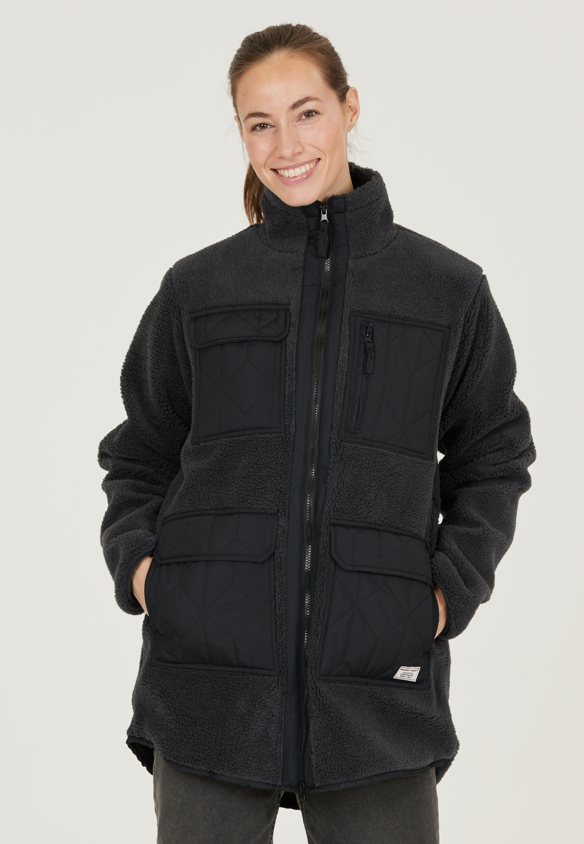 Fleecejacke »Twist«, mit aufgesetzten Taschen