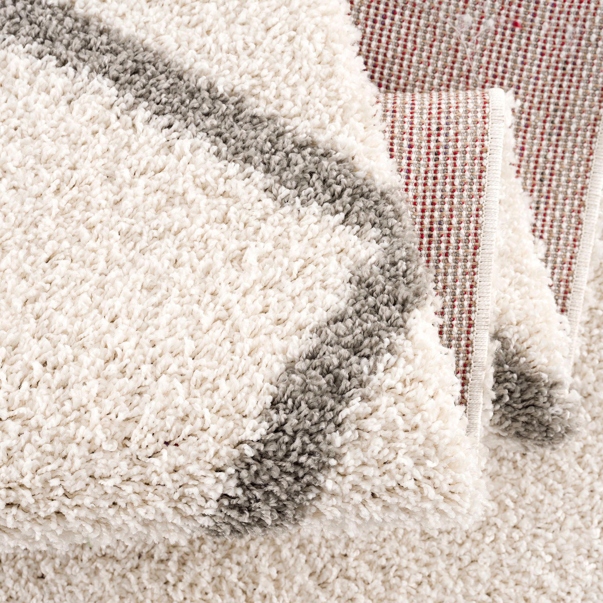 Sanat Hochflor-Teppich "Madrid" rund 30 mm Höhe Wohnzimmer, Langflor, Shagg günstig online kaufen