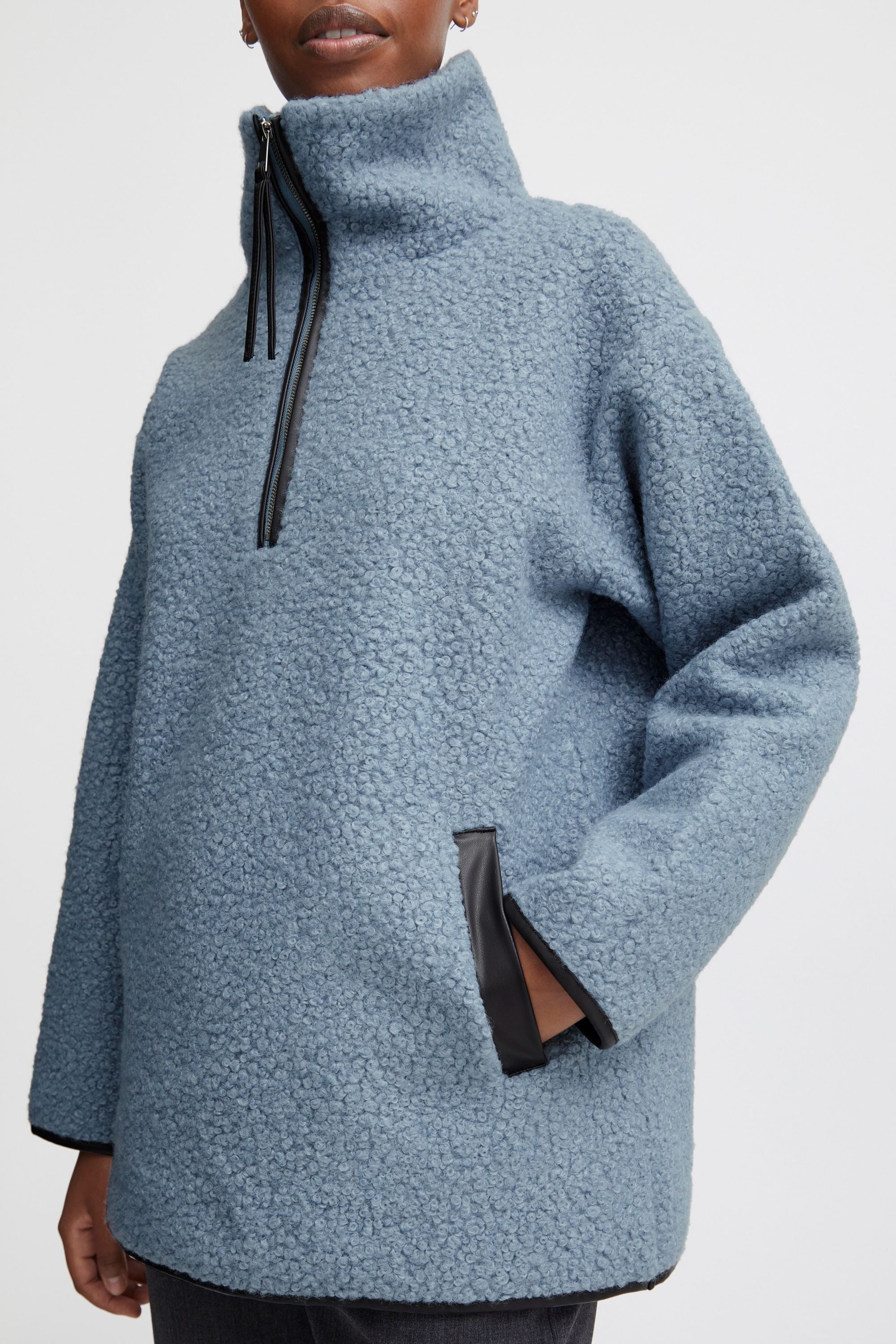 b.young Strickfleece-Pullover »Strickfleece-Pullover BYCIDAN PILE«