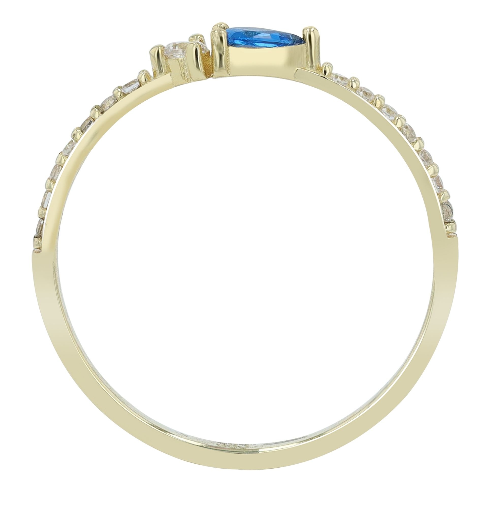 Adelia´s Fingerring »Damen Ring aus 333 Gold mit Zirkonia«