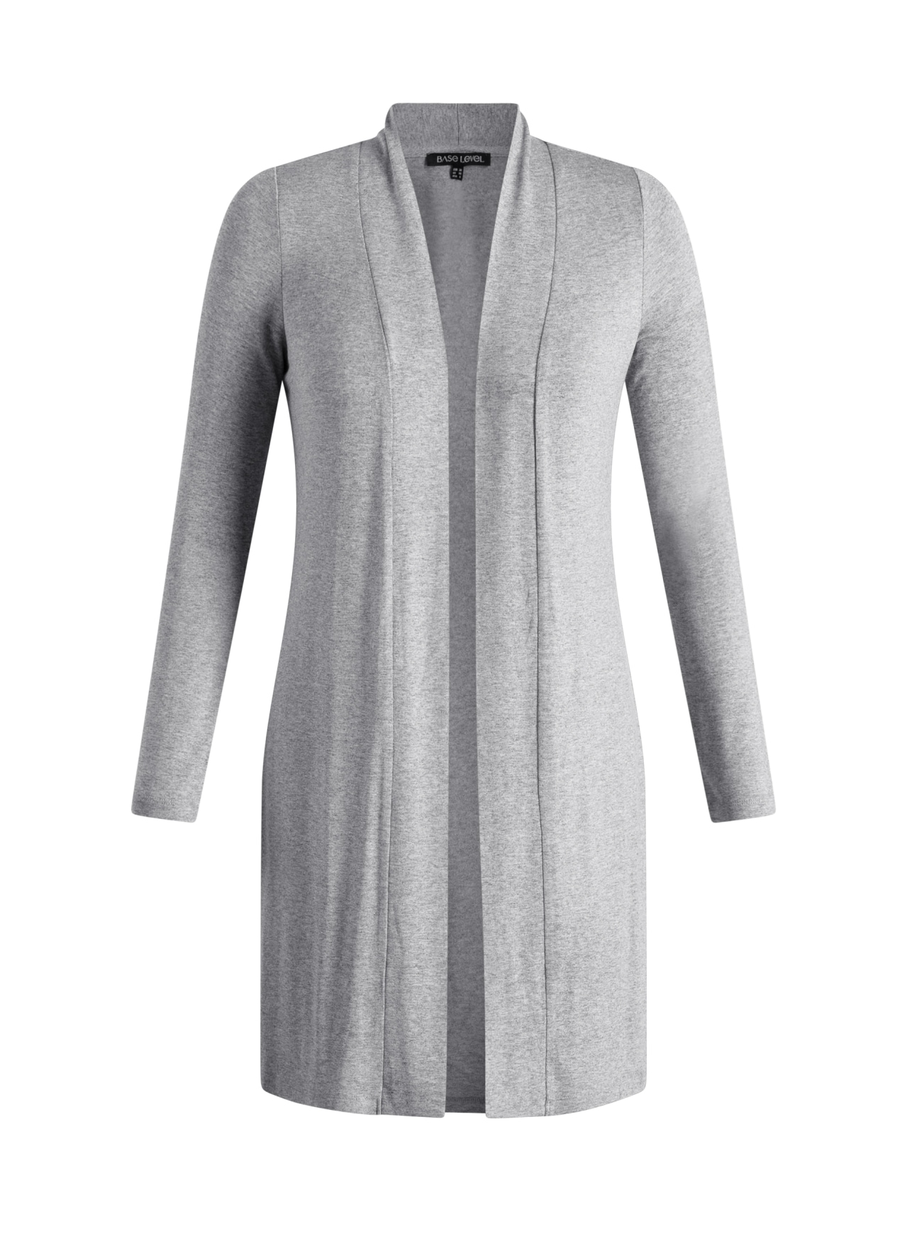 Base Level Curvy Longstrickjacke "Ayla long" Figurumspielende, weiche Stric günstig online kaufen