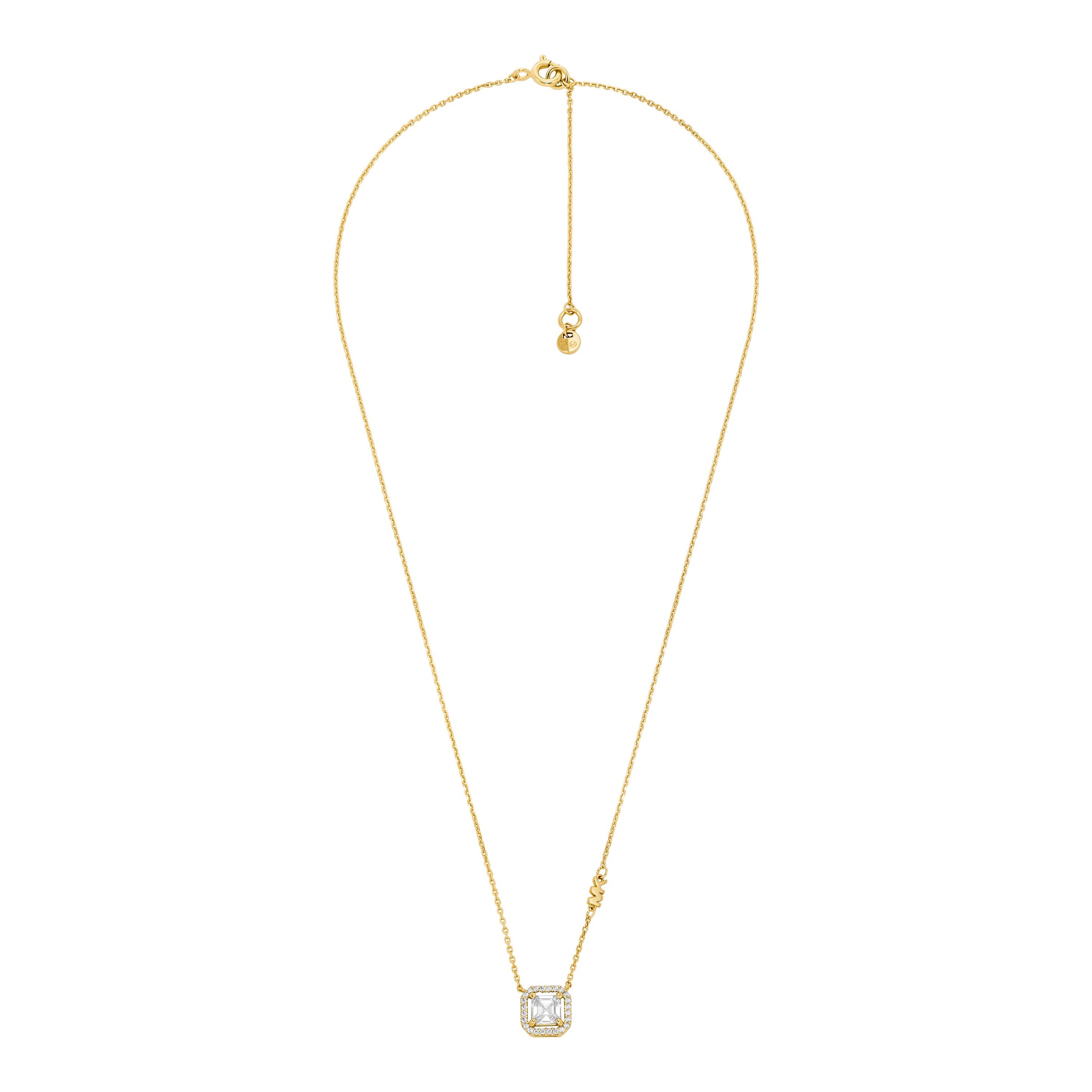 MICHAEL KORS Kette mit Anhänger »Schmuck Geschenk Silber 925 PREMIUM« mit Zirkonia (synth.)