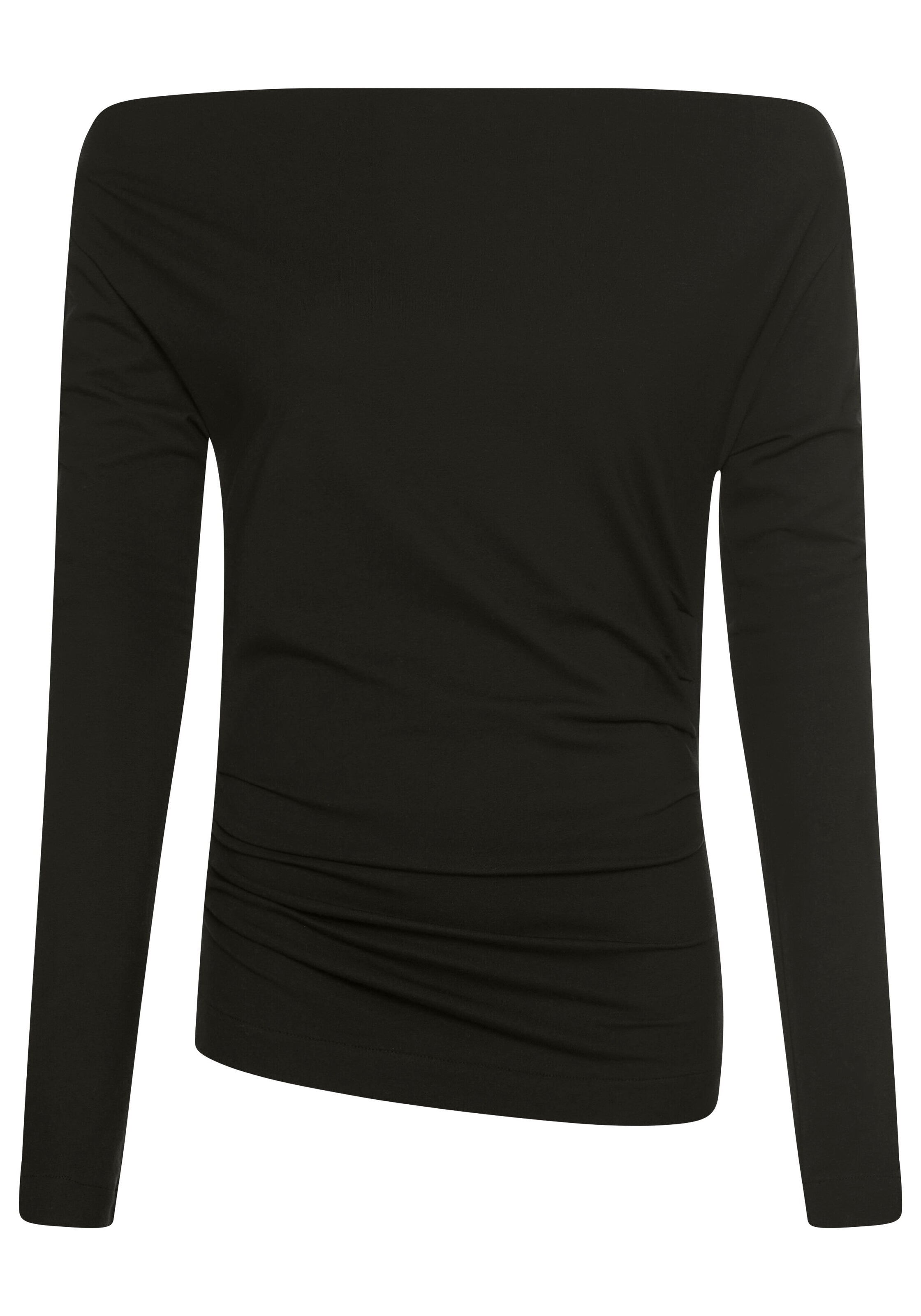 BOSS ORANGE Langarmshirt "Enili Premium Damenmode", mit Carmenausschnitt günstig online kaufen