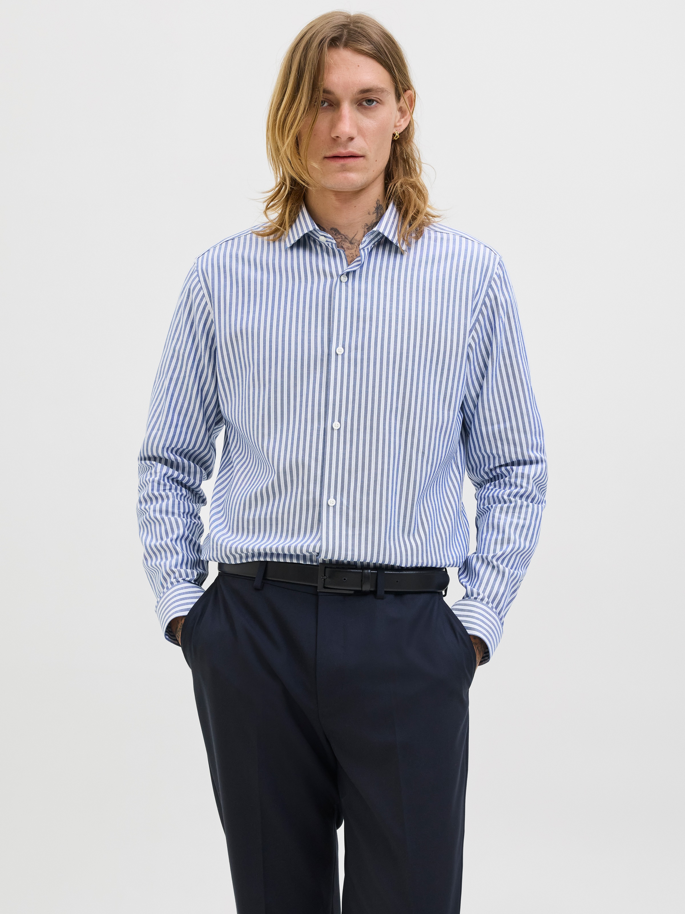 Jack & Jones Langarmhemd "JPRBLAPARKER Slim Fit Hemd, atmungsaktiv, ideal f günstig online kaufen