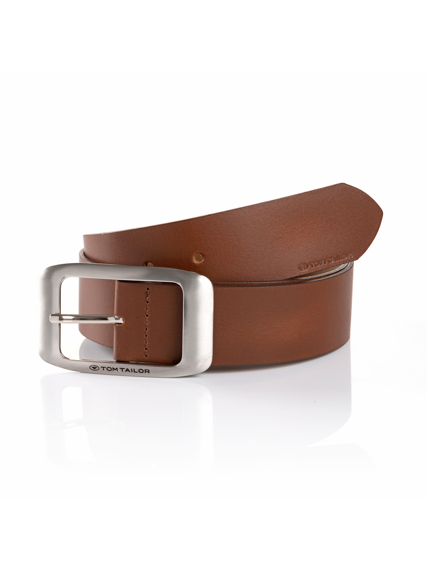 TOM TAILOR Ledergürtel "TTAMY" 1 Stk. 4 cm breiter Damengürtel, modisch vie günstig online kaufen