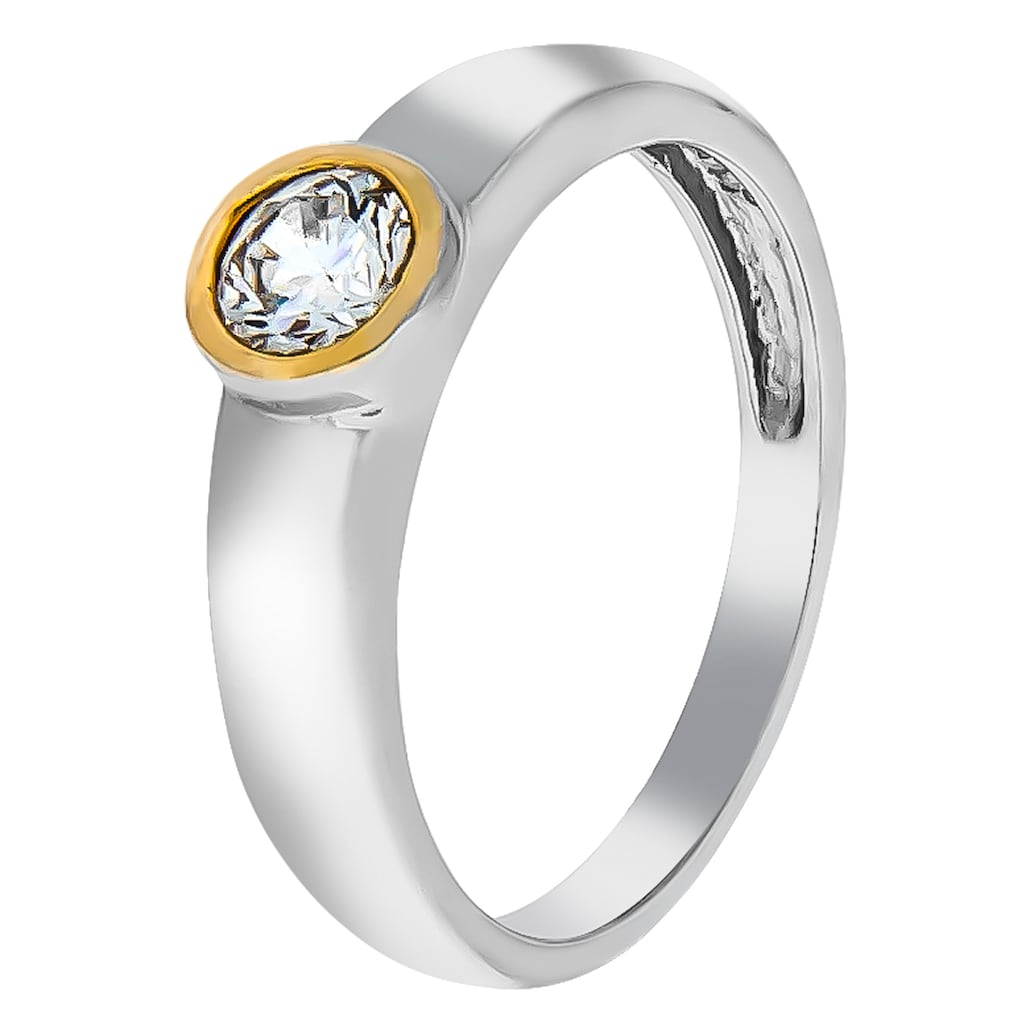 Firetti Fingerring »Schmuck Geschenk Silber 925 Silberring Solitär«