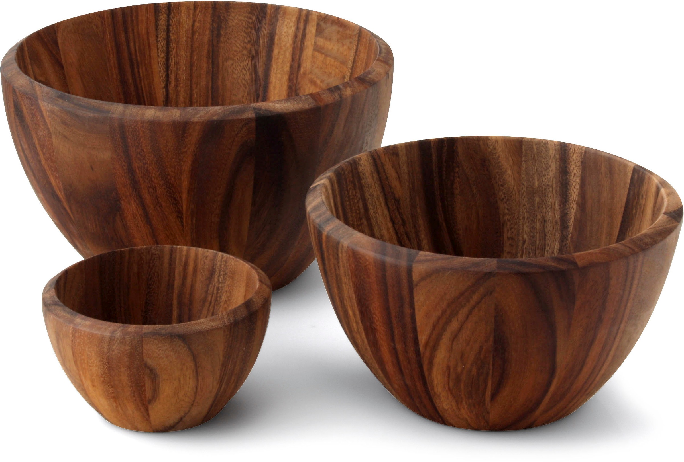 Continenta Schüssel, 1 tlg., aus Holz, augewähltes Hartholz der Akazie