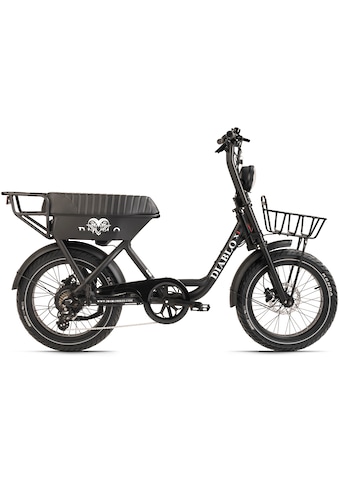 DIABLO BIKES E-Bike »X1« 7 Gang Shimano Tourney Hec...