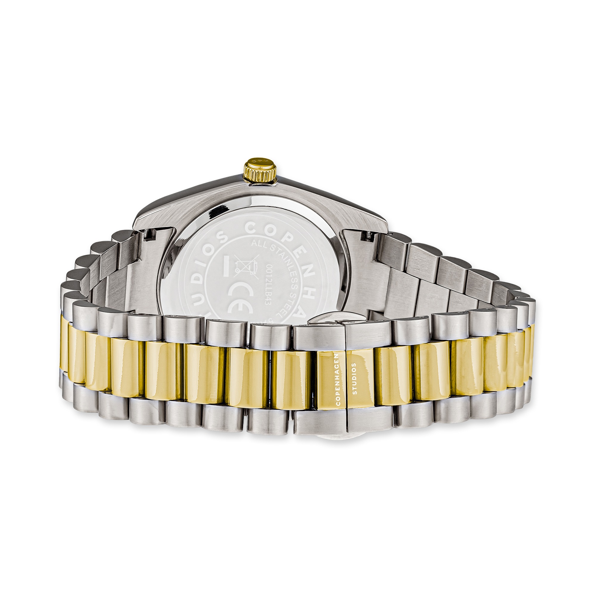 Copenhagen Studios Quarzuhr »Classic Round Watch« Armbanduhr, Damenuhr, Edelstahlarmband, analog