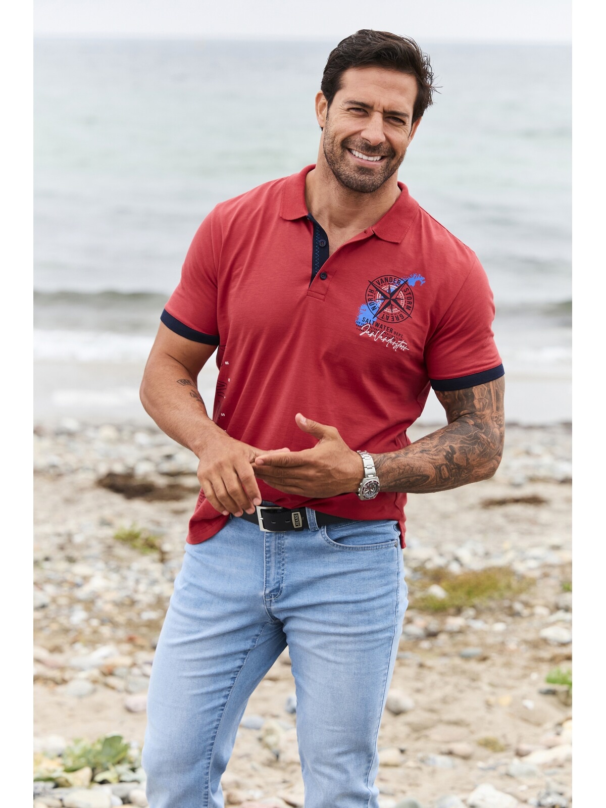 Jan Vanderstorm Poloshirt »Poloshirt ARKHOLM«, (1 tlg.)