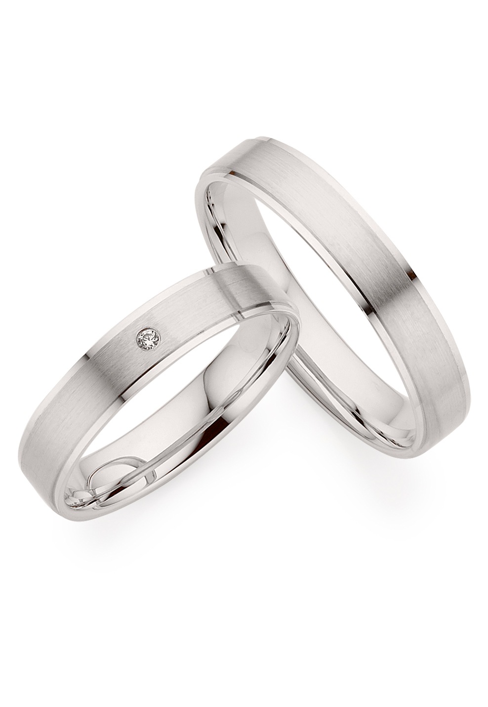 Phönix Trauring »Schmuck Geschenk Silber 925 Trauring Ehering LIEBE versch. Varianten«, Made in Germany - wahlweise mit oder ohne Brillant