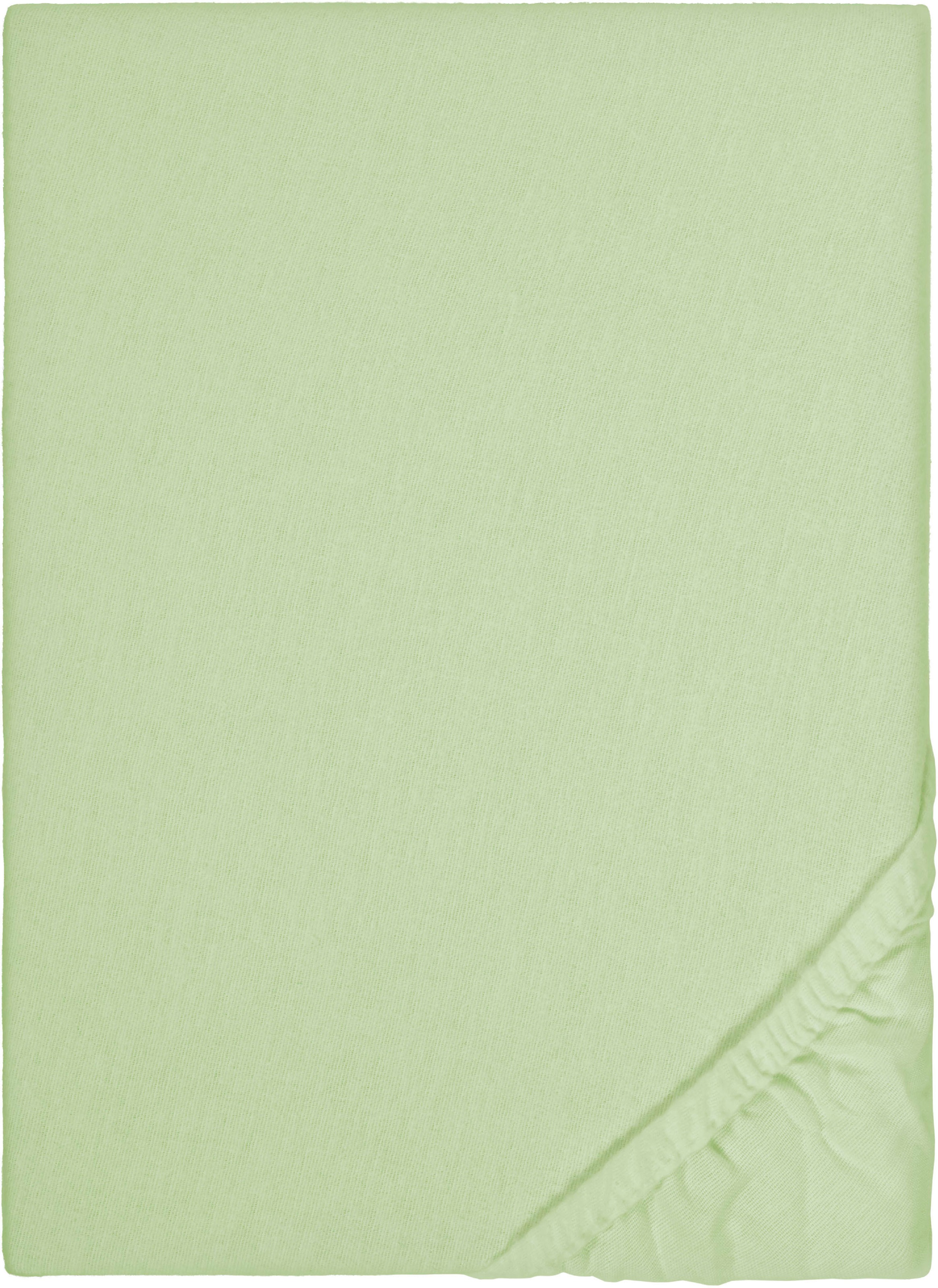 Biberna Spannbettlaken »Biber in Gr. 90x200, 140x200 oder 180x200 cm«, aus Baumwolle, für Matratzen bis 22 cm Höhe, Winter, Bettlaken