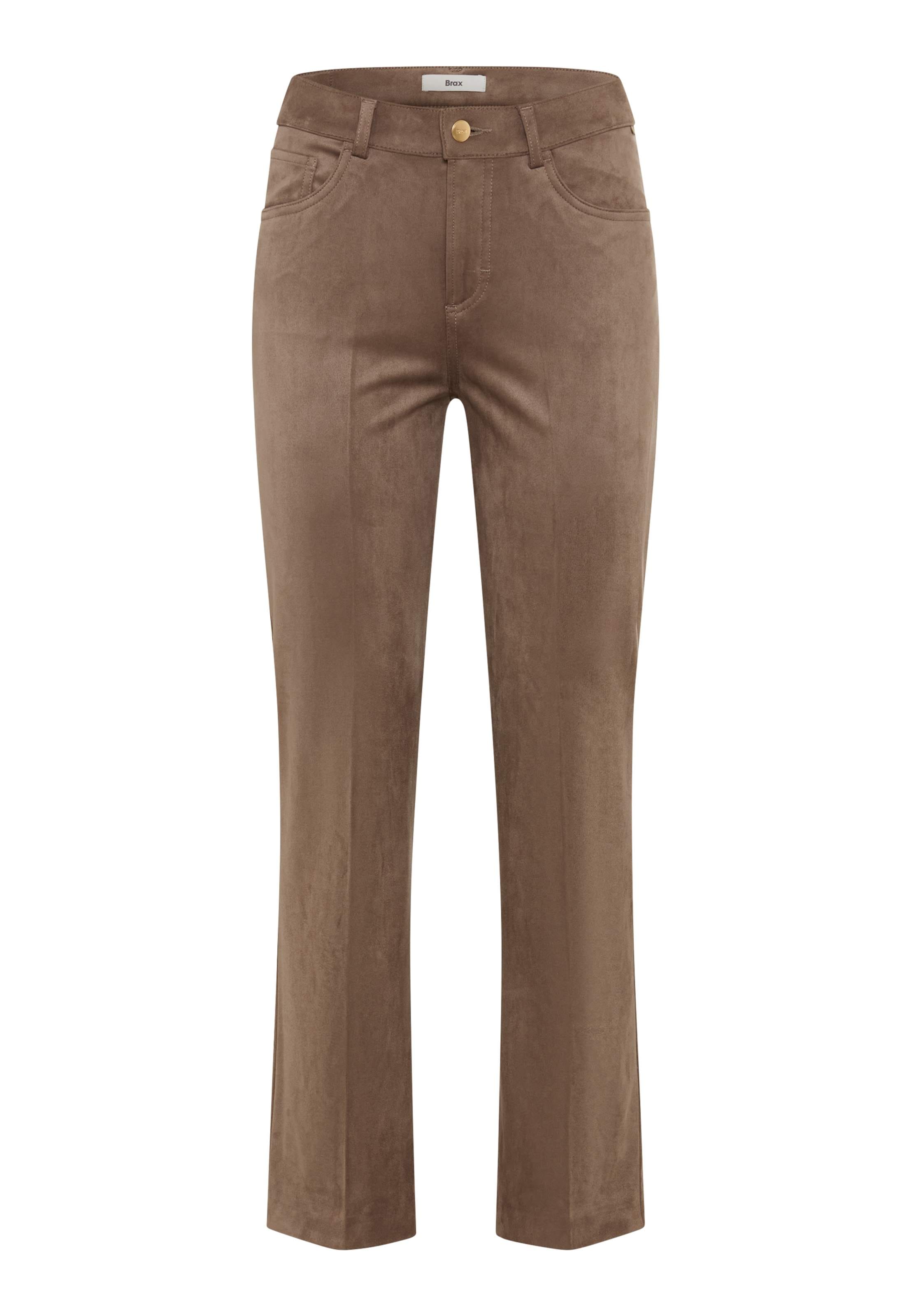 Brax 5-Pocket-Hose "Style MAY S" Artificial Leather: Five-Pocket-Hose im Cigarette Fit