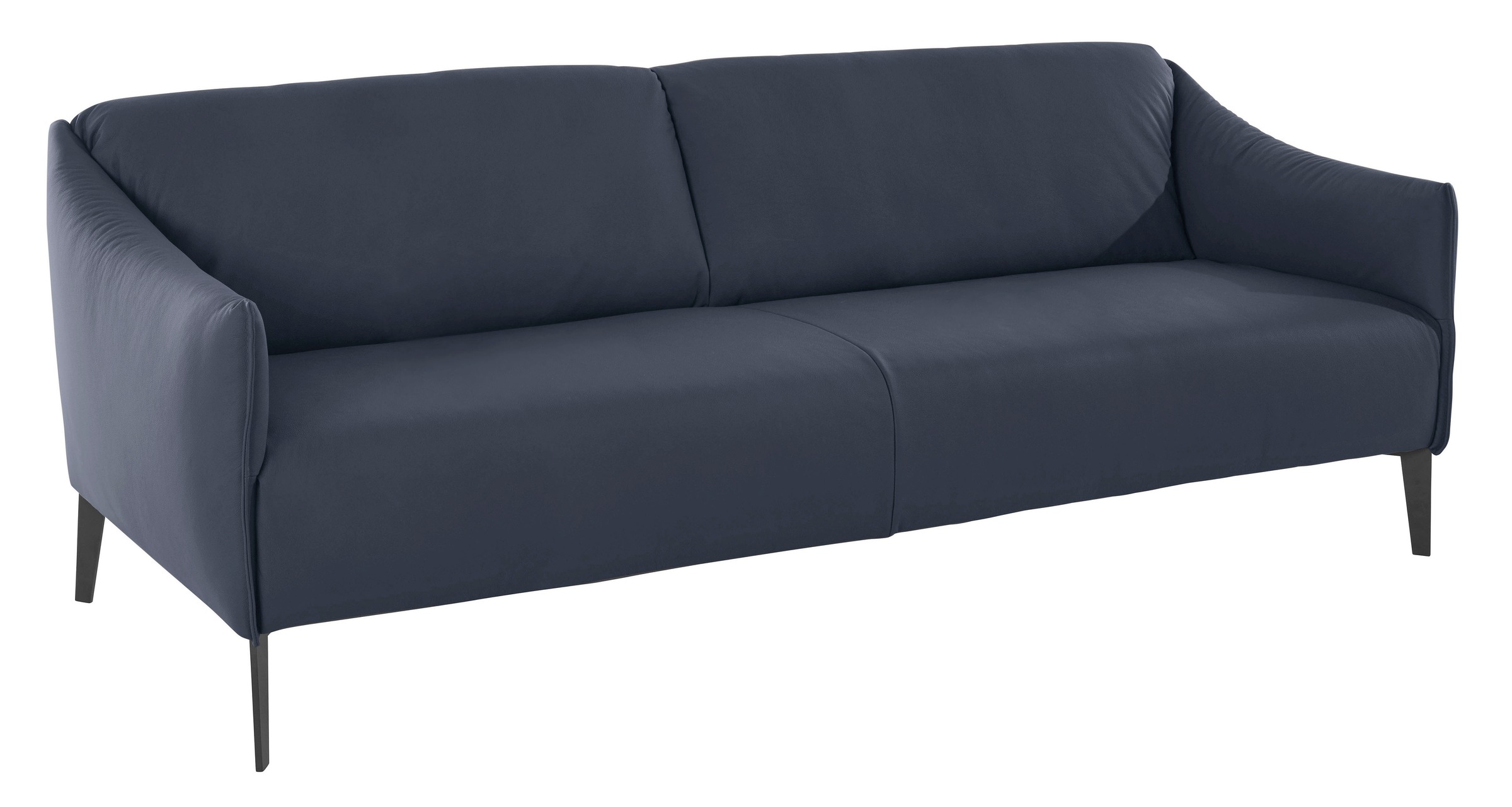 W.SCHILLIG 2,5-Sitzer »sally«, mit Metall-Winkelfüßen in Schwarz pulverbeschichtet, Breite 194 cm