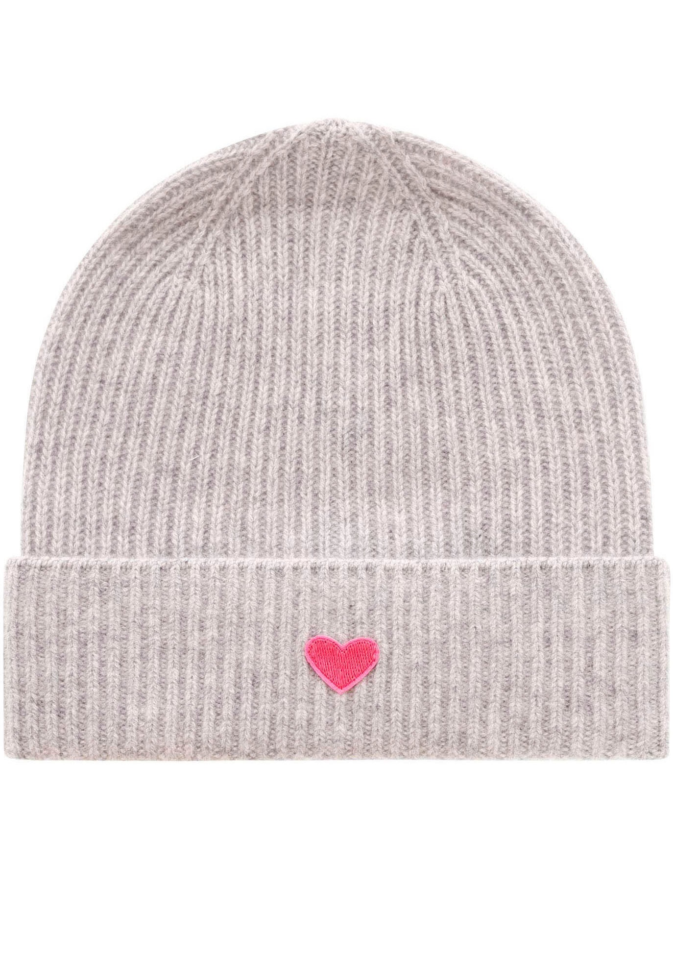 Zwillingsherz Beanie "Beanie mit Herz Aufnäher", (Packung), mit herzförmige günstig online kaufen