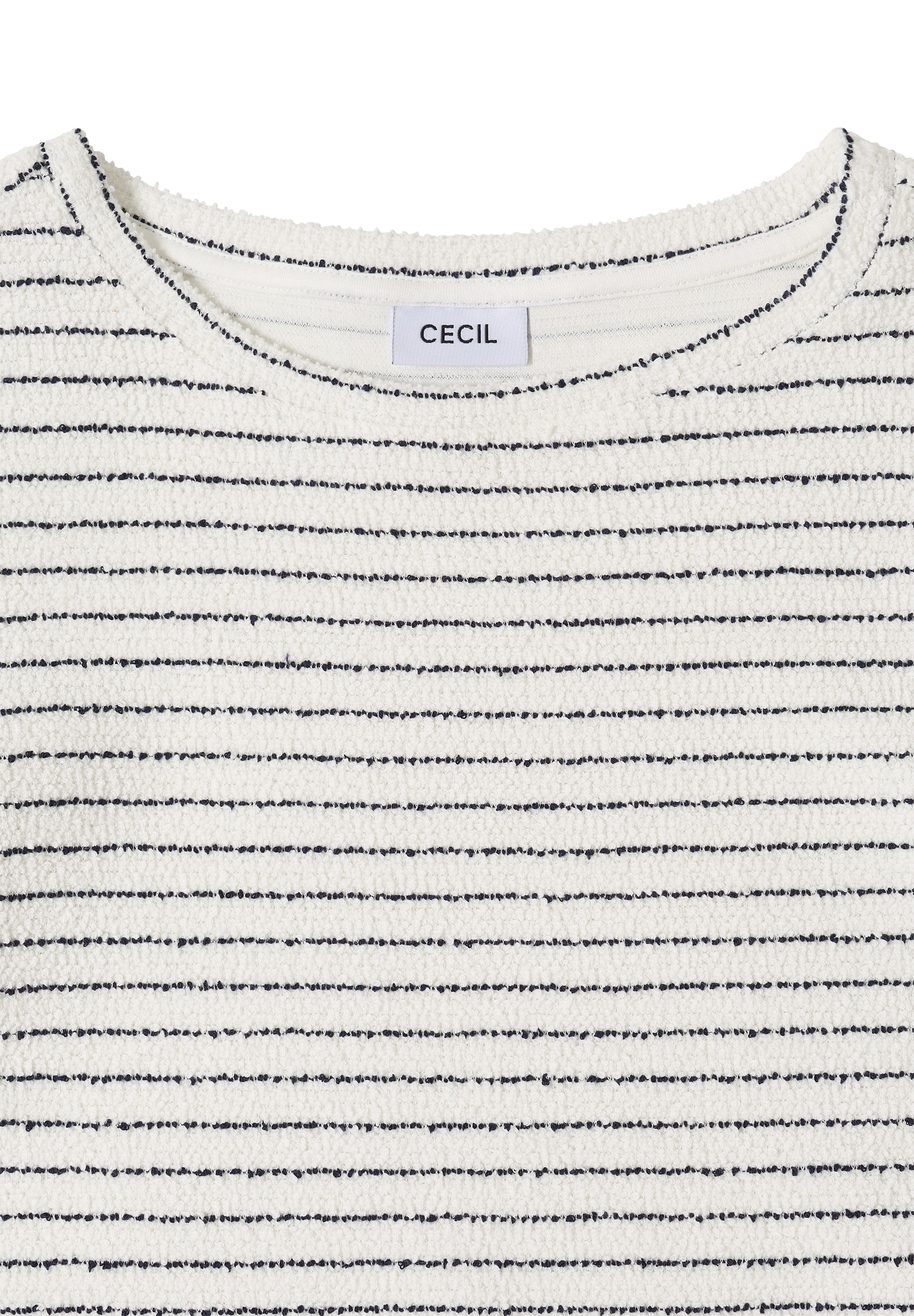 Cecil Print-Shirt mit U-Boot-Ausschnitt