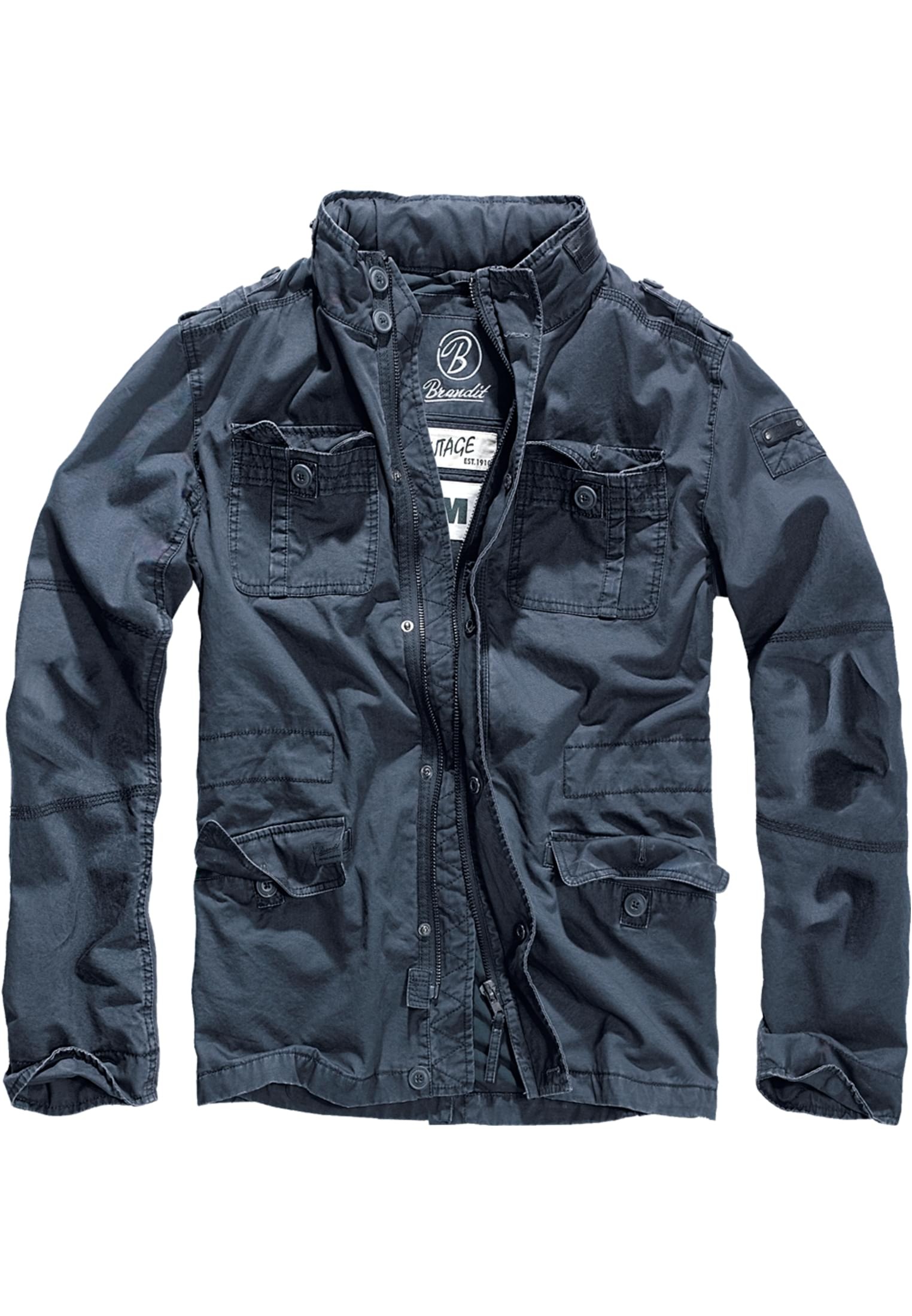 Brandit Allwetterjacke »Brandit Herren Britannia Jacket«, (1 St.), ohne Kapuze