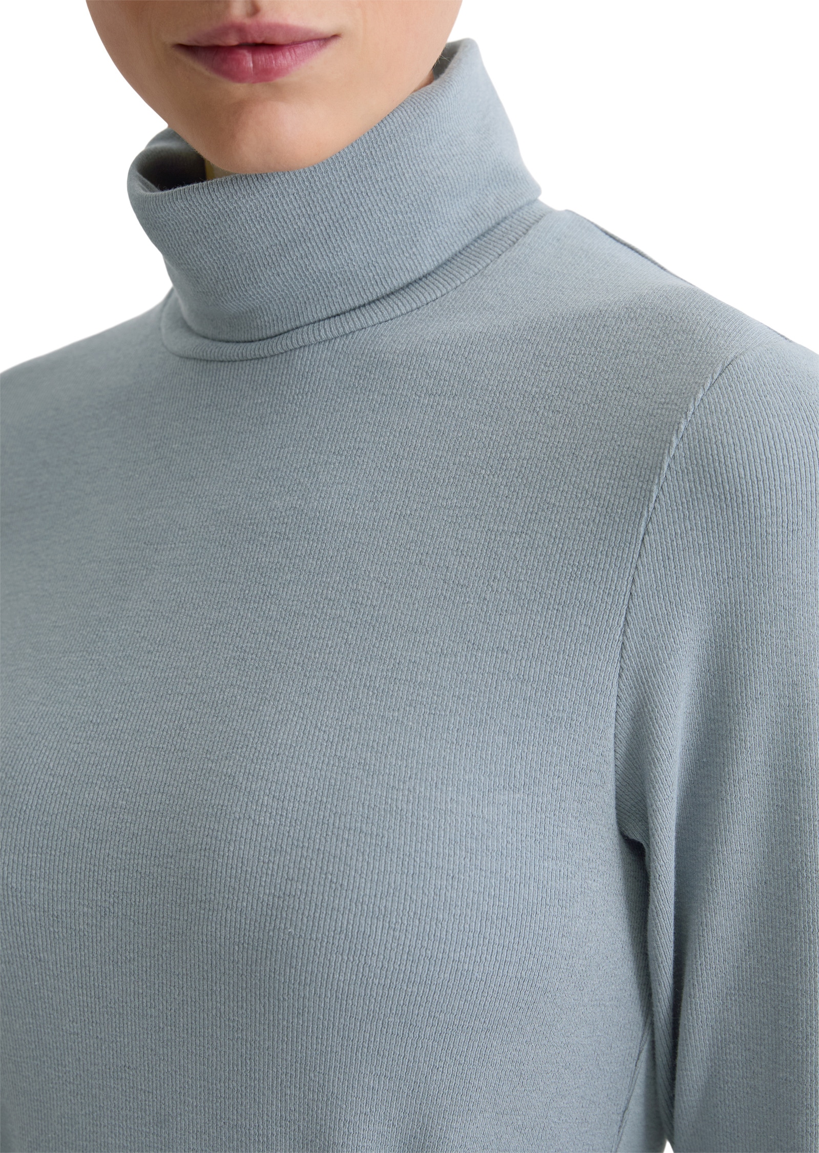 Marc O'Polo Langarmshirt »aus soft geripptem Jersey«