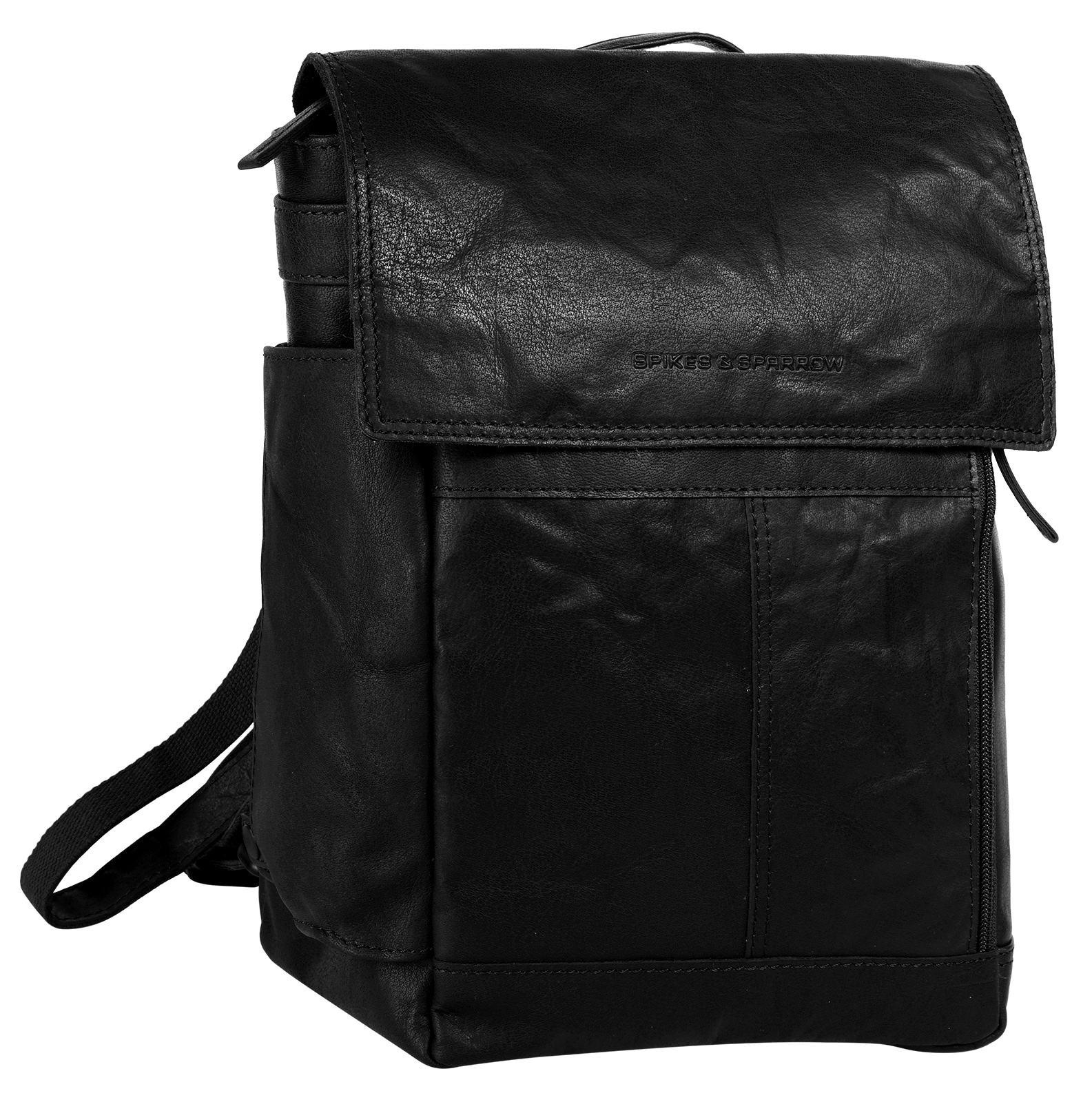 Spikes & Sparrow Laptoprucksack, echt Leder