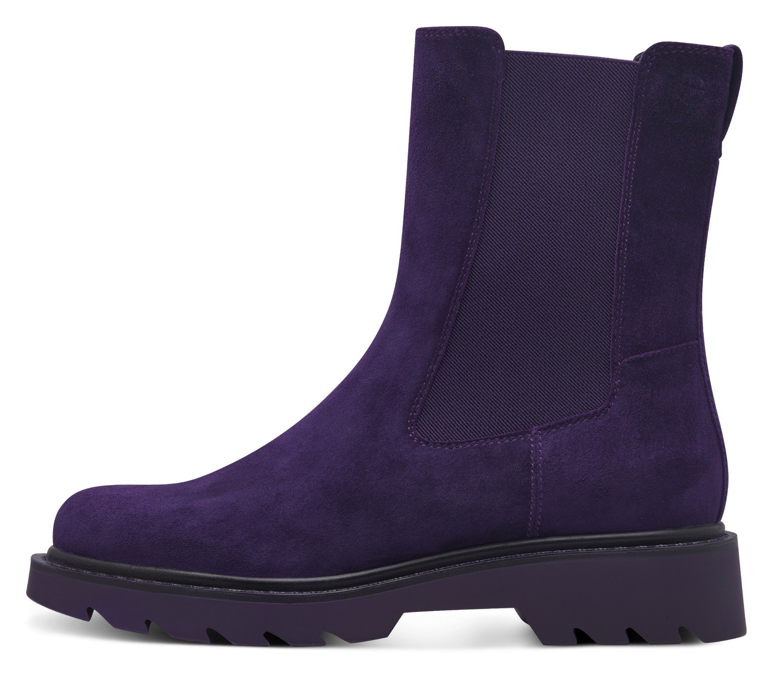 Tamaris Chelseaboots, Blockabsatz, Stiefelette, Businessschuh mit dezenten Ziernähten