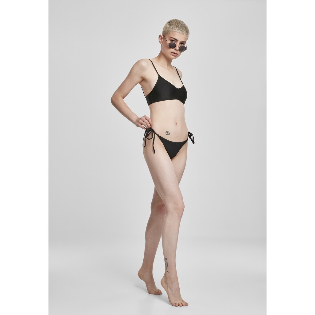 URBAN CLASSICS Triangel-Bikini »Urban Classics Damen Ladies Spaghetti Strape Bikini«