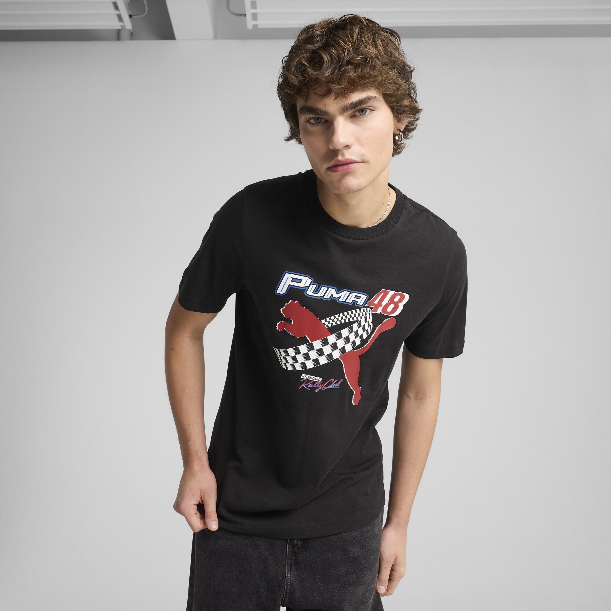 PUMA T-Shirt »GRAPHICS PUMA Moto T-Shirt Herren«