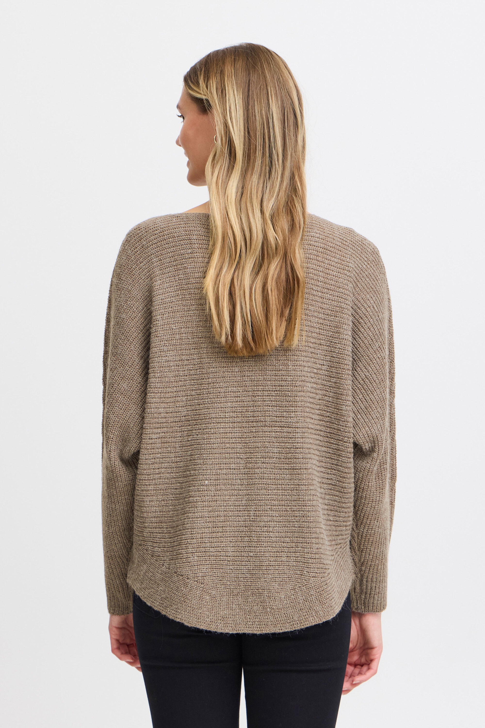 fransa Strickfleece-Pullover »Strickpullover FREretta«