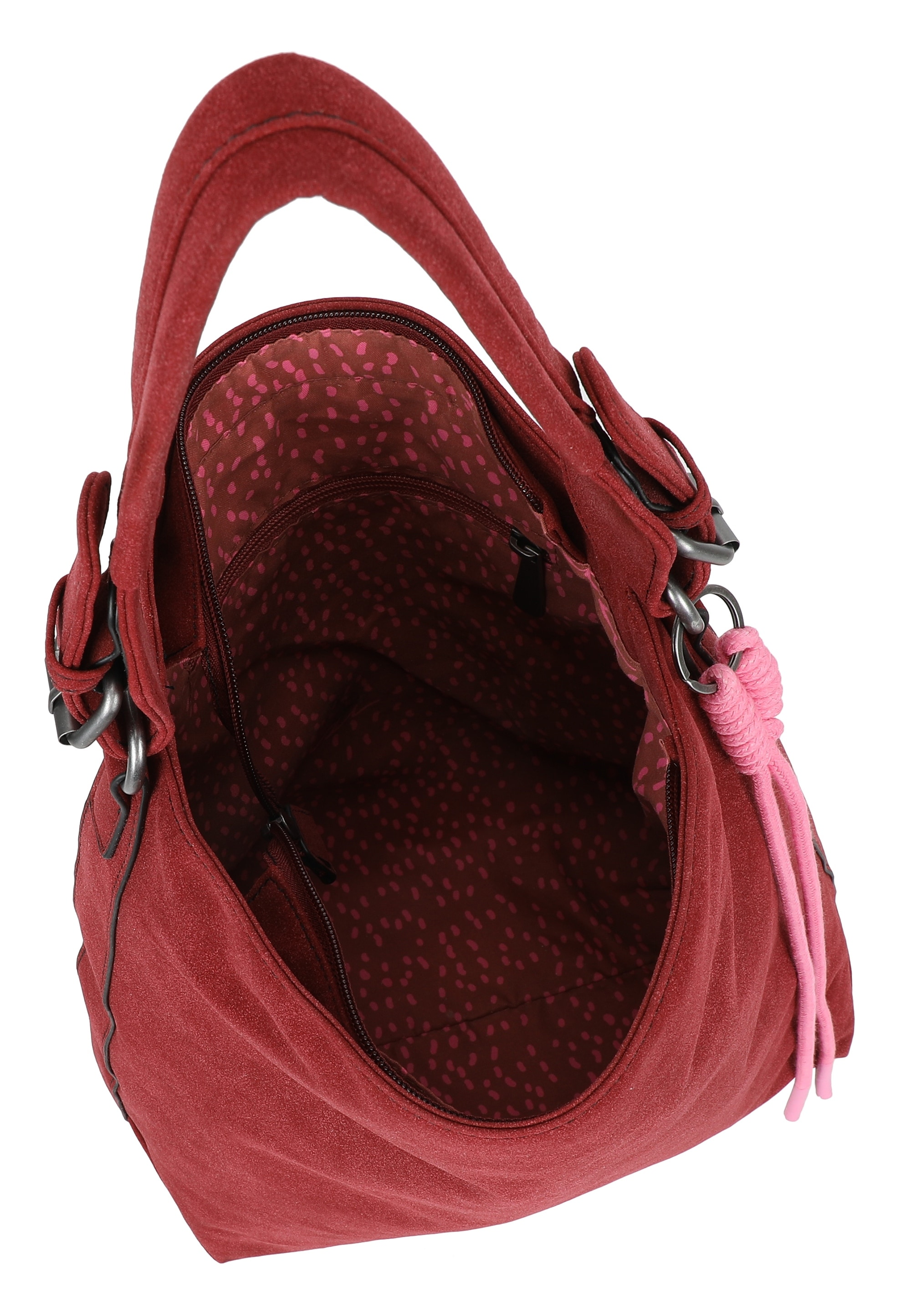 Fritzi aus Preußen Schultertasche »Jacky Black«, mit Reißverschluss