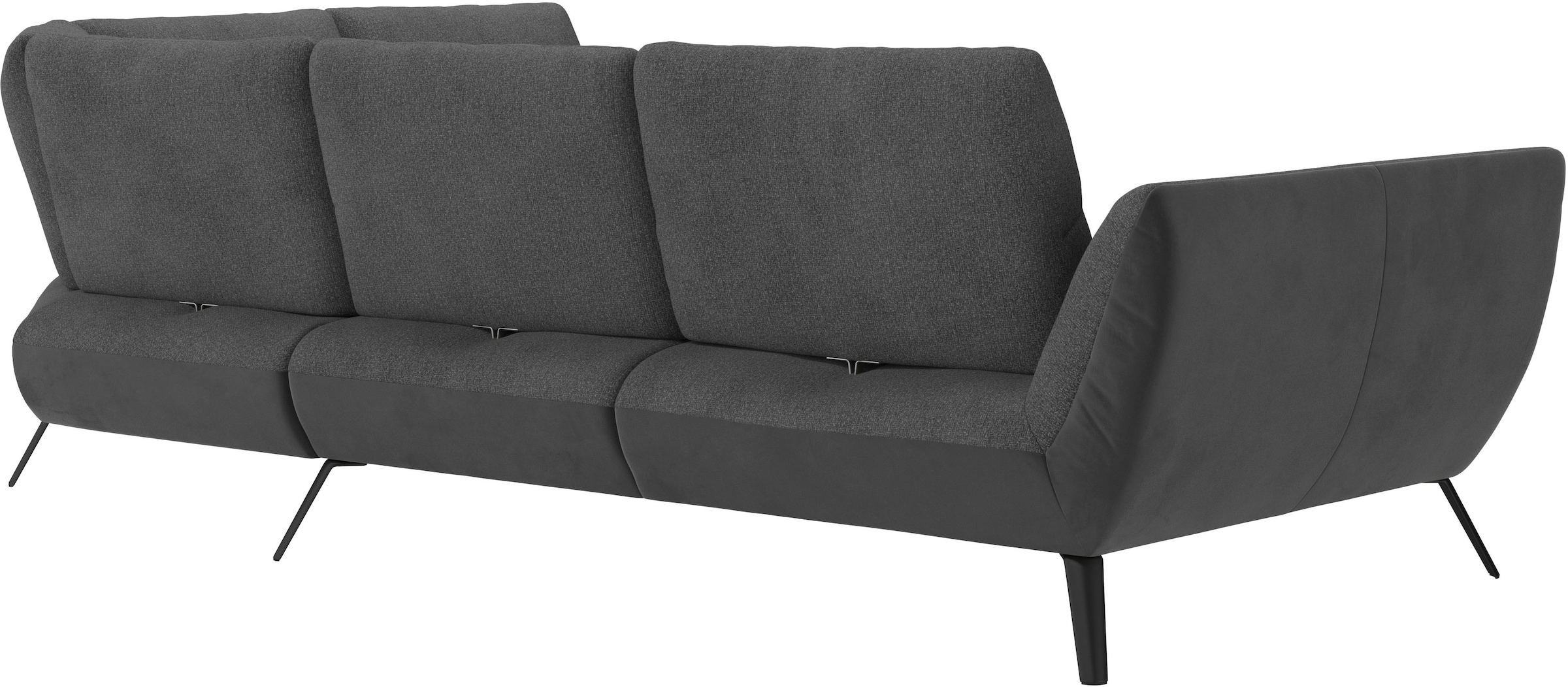 Places of Style Ecksofa »Mikado L-Form«, inkl. Sitztiefenverstellung und Armteilverstellung