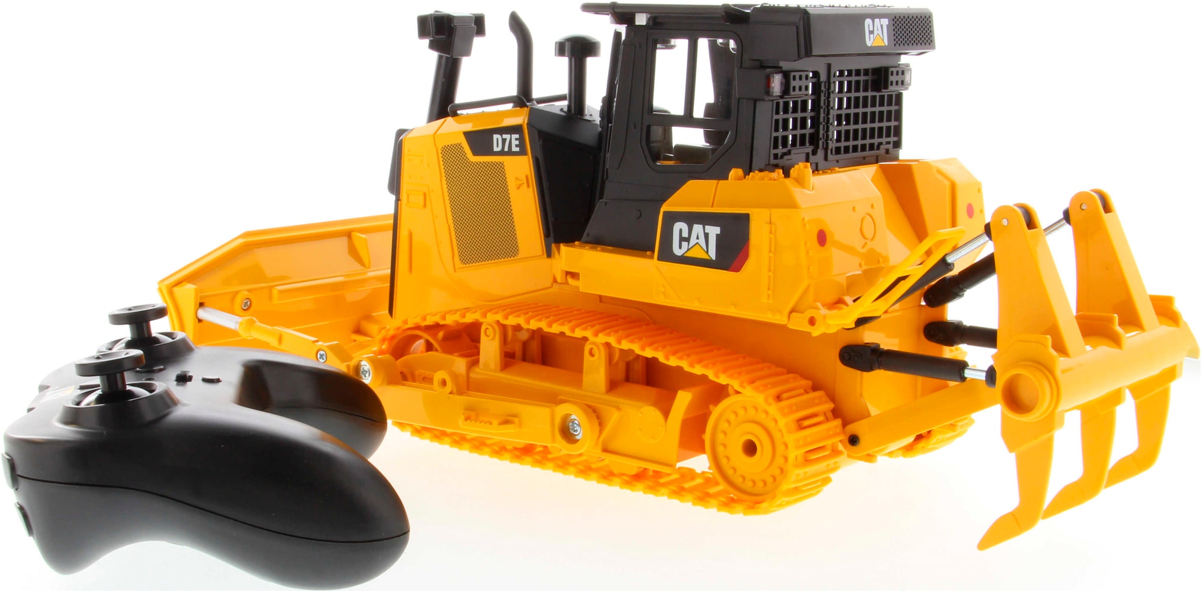 Carrera® RC-Bagger »CAT D7E Bulldozer«, mit Licht- und Soundfunktion