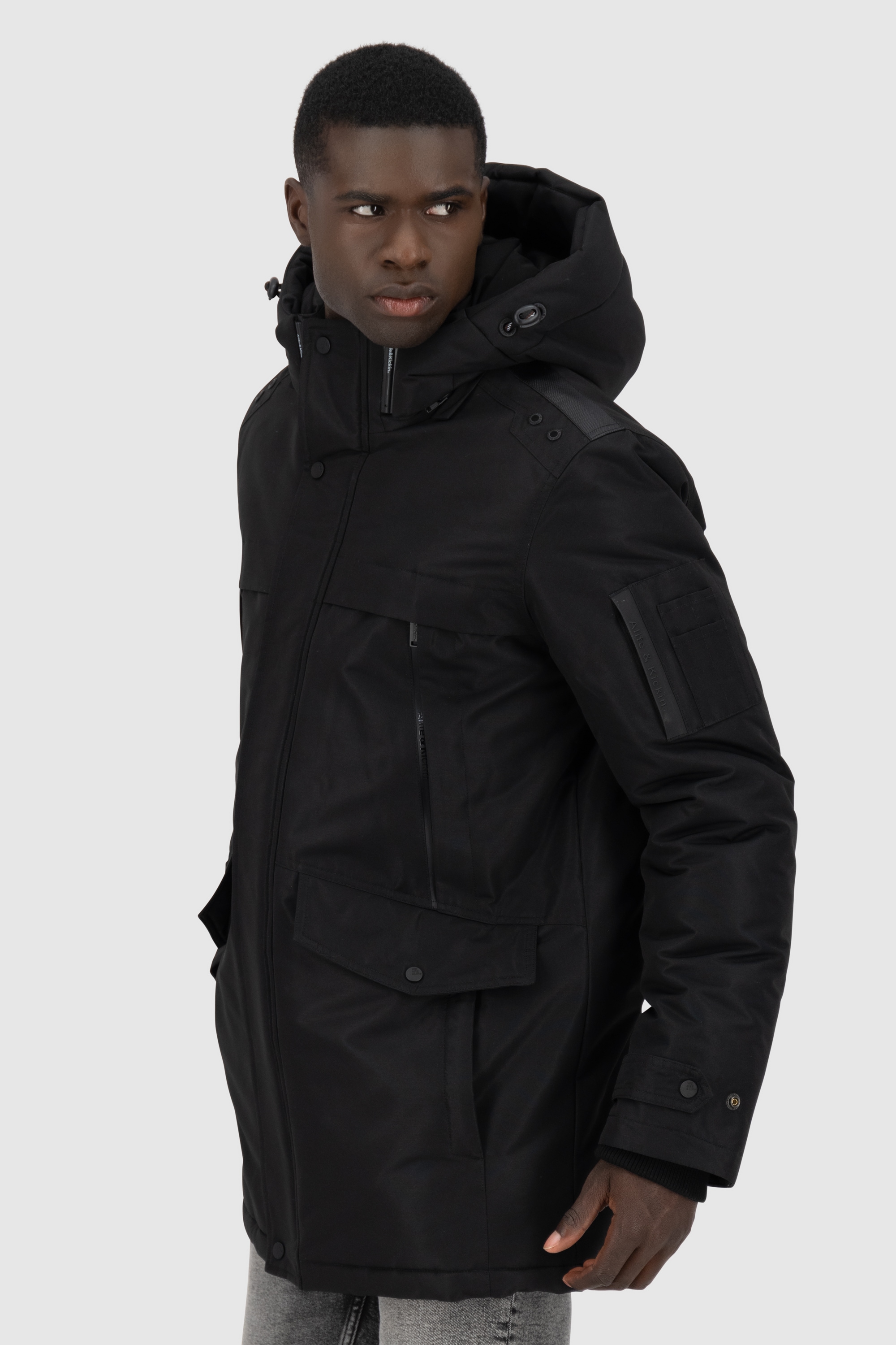 Alife & Kickin Winterjacke »Herren GeoffAK A«, mit Kapuze, Warm gefütterte Jacke mit abnehmbarer Kapuze