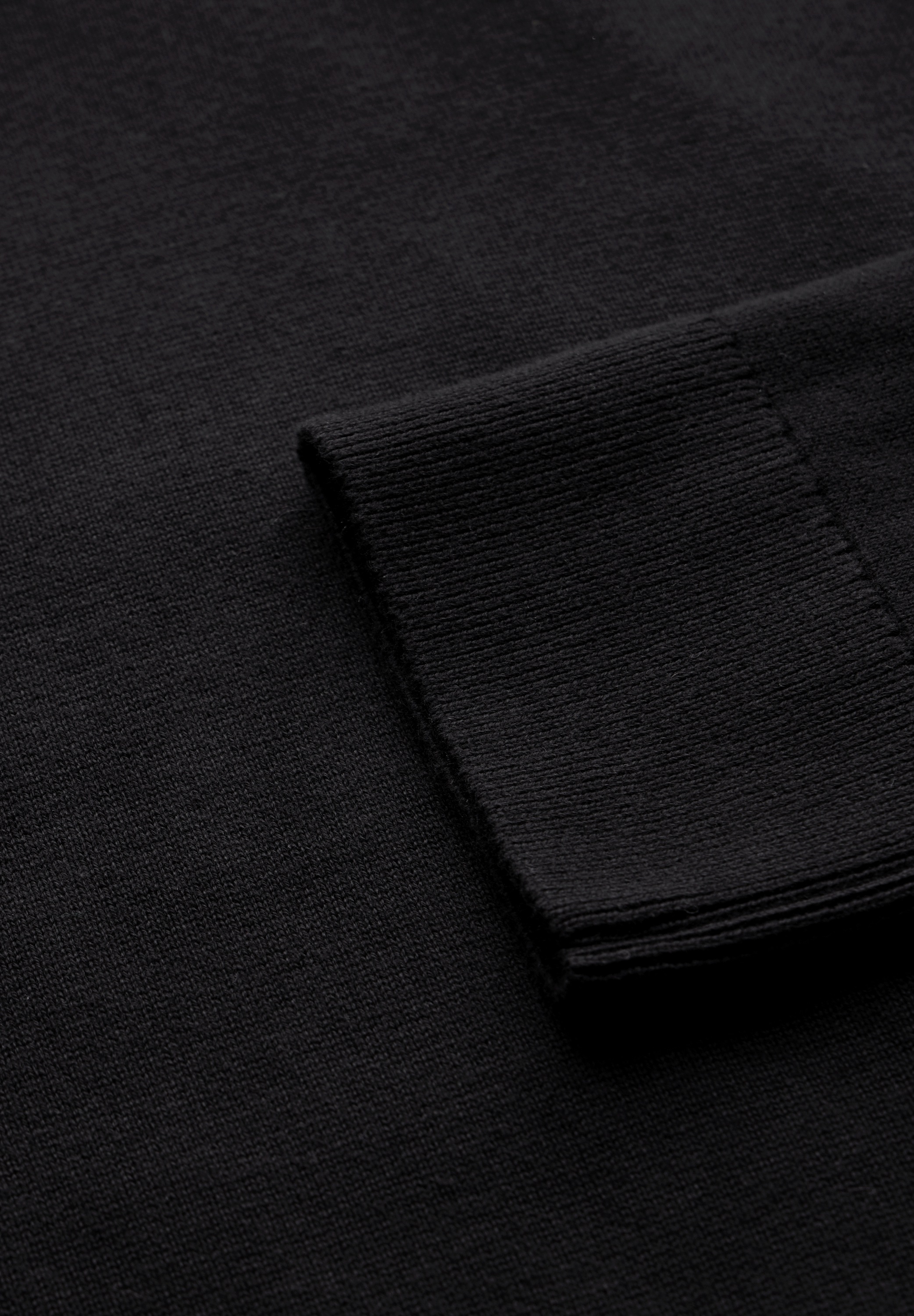 STREET ONE MEN Rollkragenpullover, aus reiner Baumwolle
