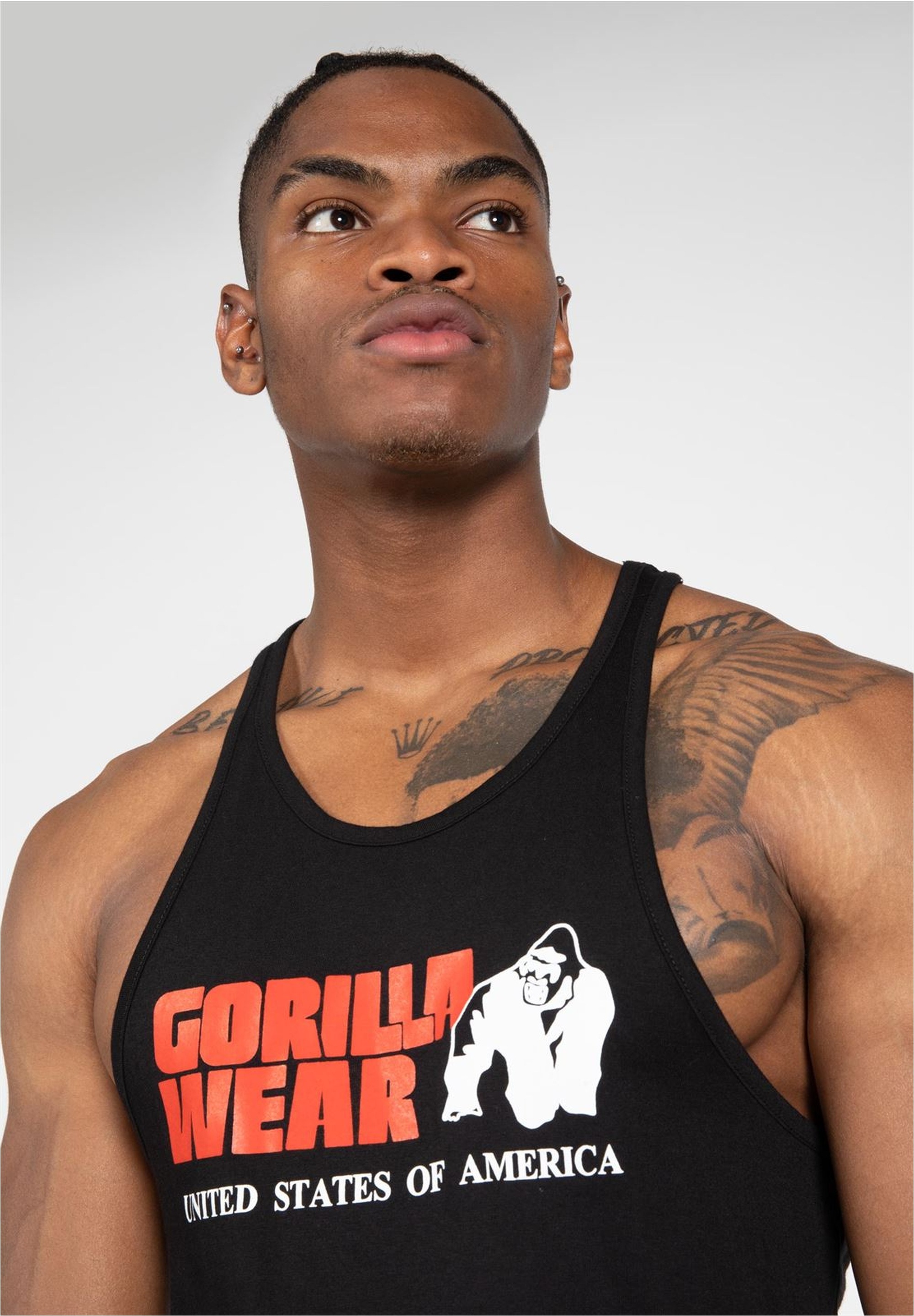 Gorilla Wear Muskelshirt, mit großem Marken-Frontprint