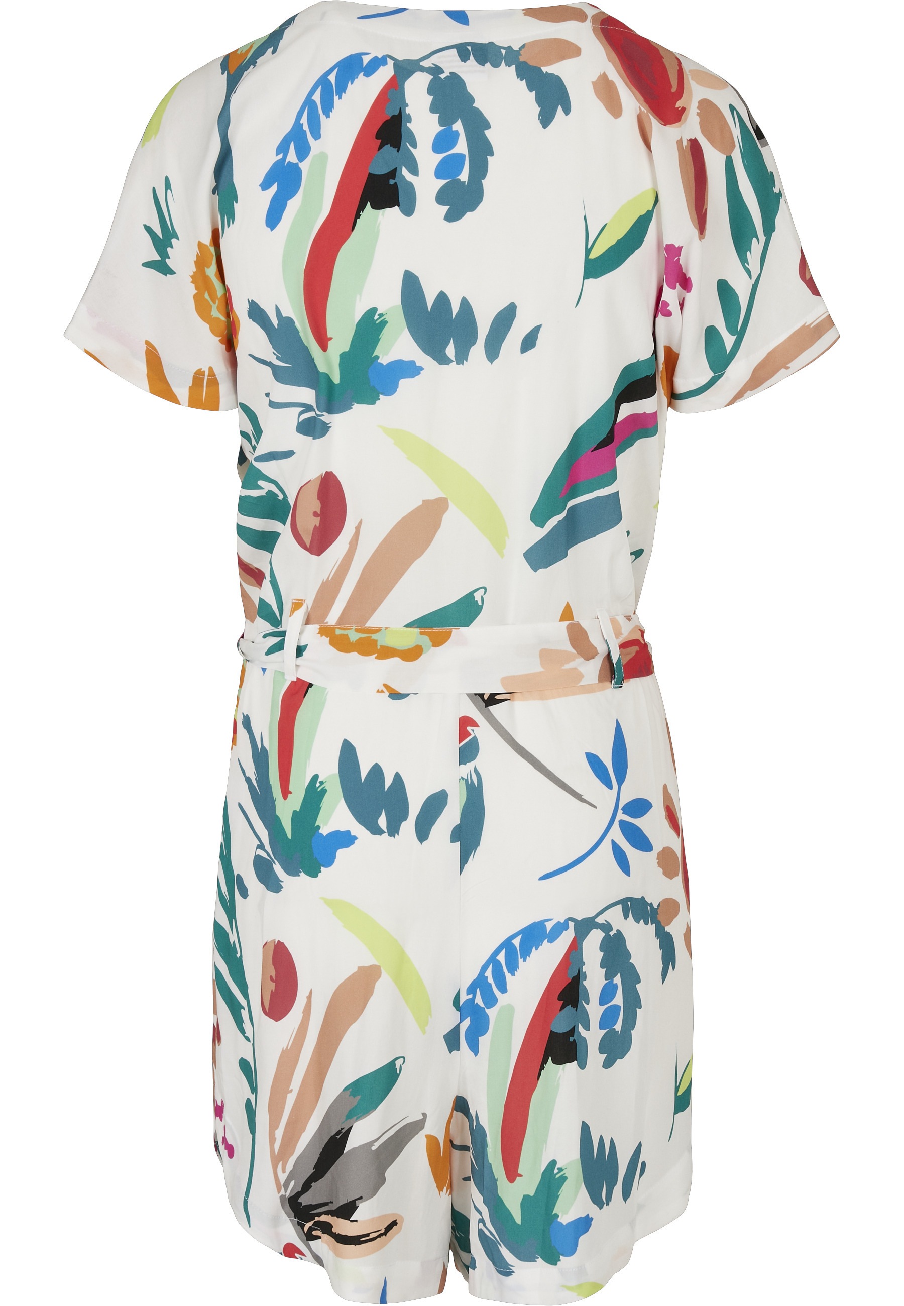 URBAN CLASSICS Jumpsuit "Urban Classics Damen Ladies Short Viscose Belt Jum günstig online kaufen