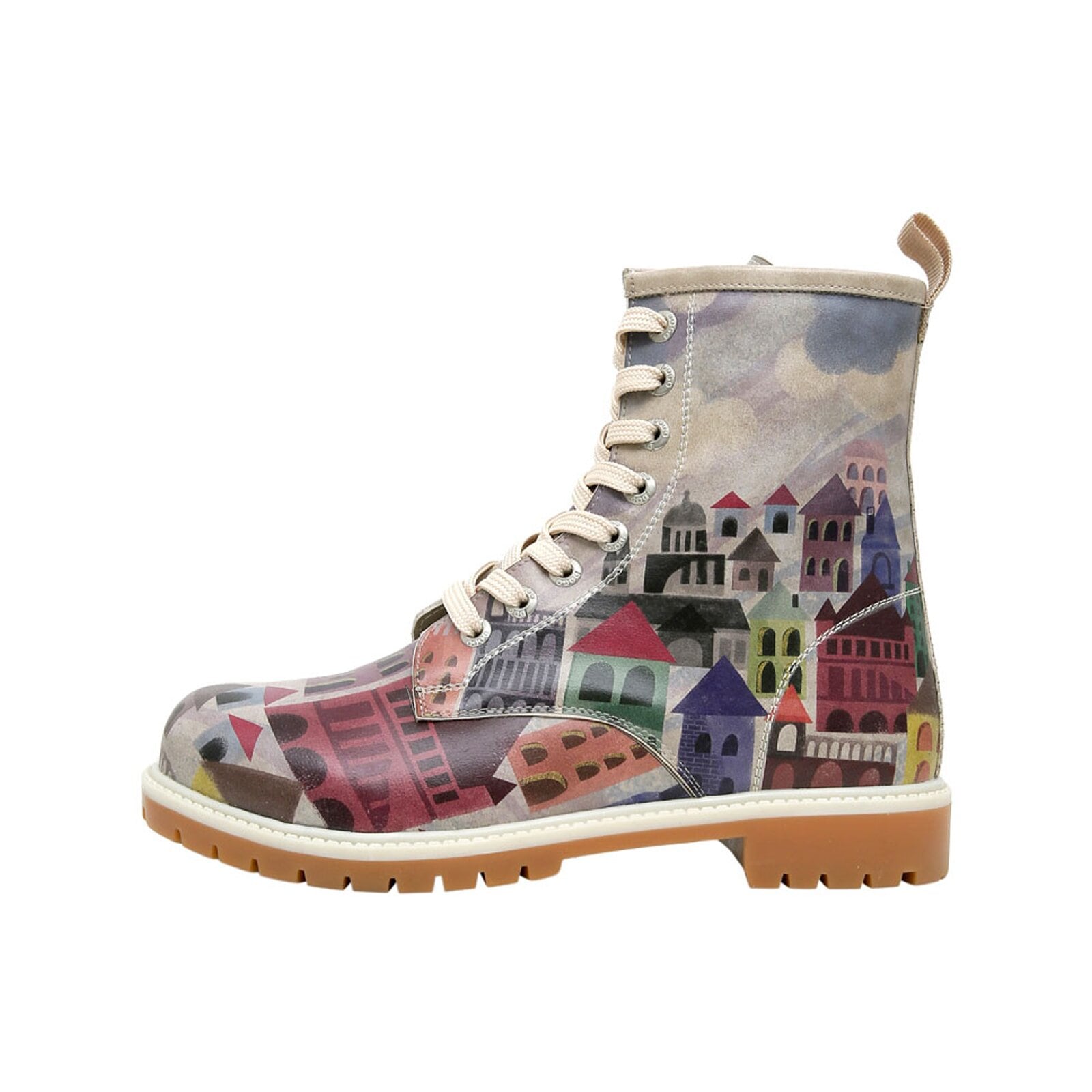 DOGO Schnürboots "Long Boots Schnürstiefel The Unknown Land Damen Stiefelet günstig online kaufen