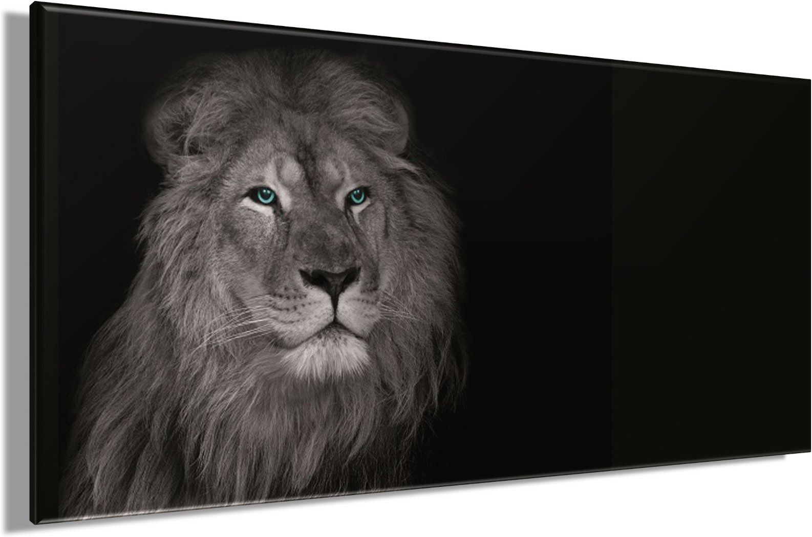 Bönninghoff Leinwandbild »Wandbild LÖWE 50x100 cm – Leinwandbild Keilrahmen Deko modern« Löwe | Löwen | Wildtiere 1 Stk. tlg. auf Keilrahmen gespannt