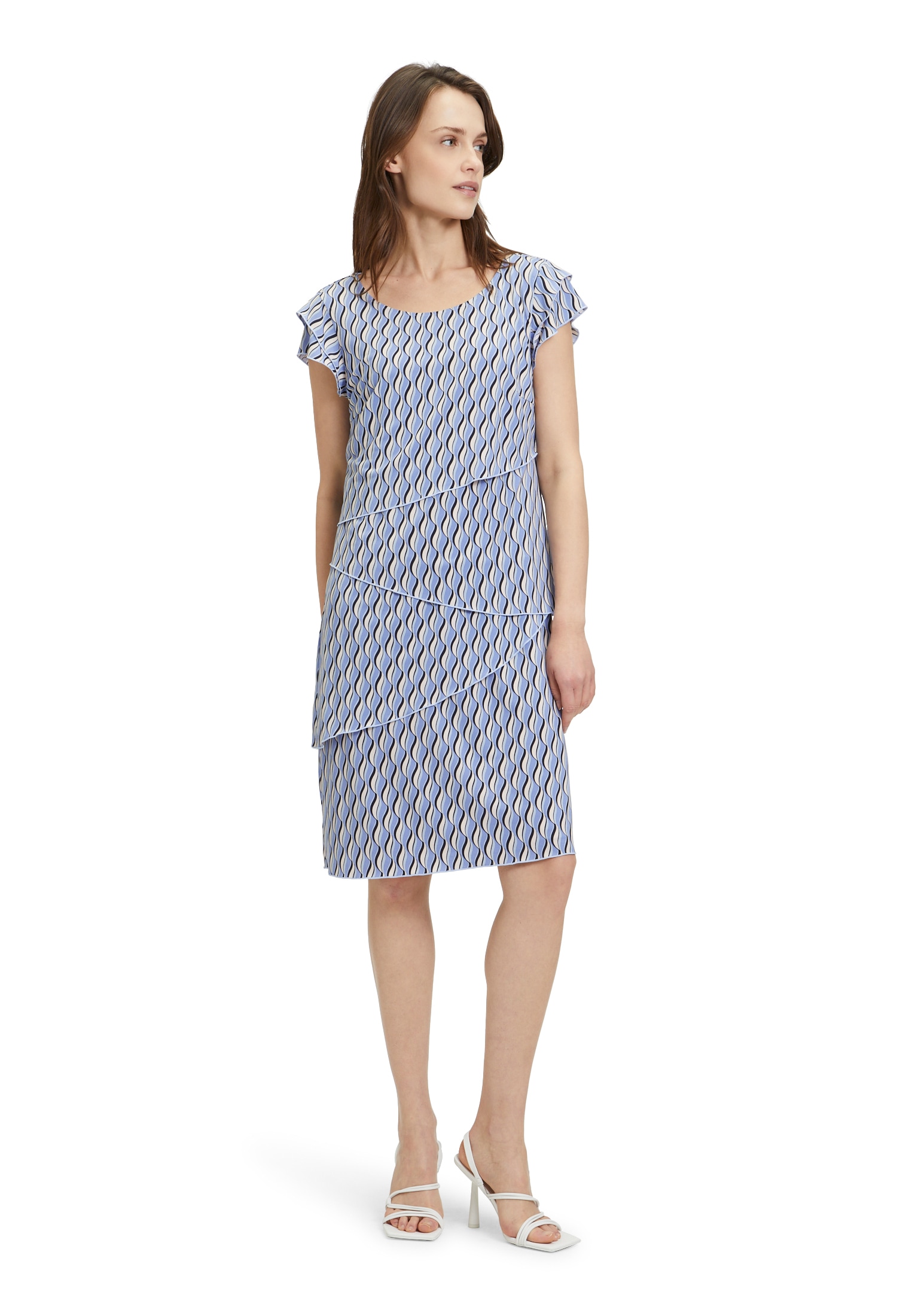 Betty Barclay Jerseykleid »Betty Barclay Jerseykleid mit Stufen«, Form